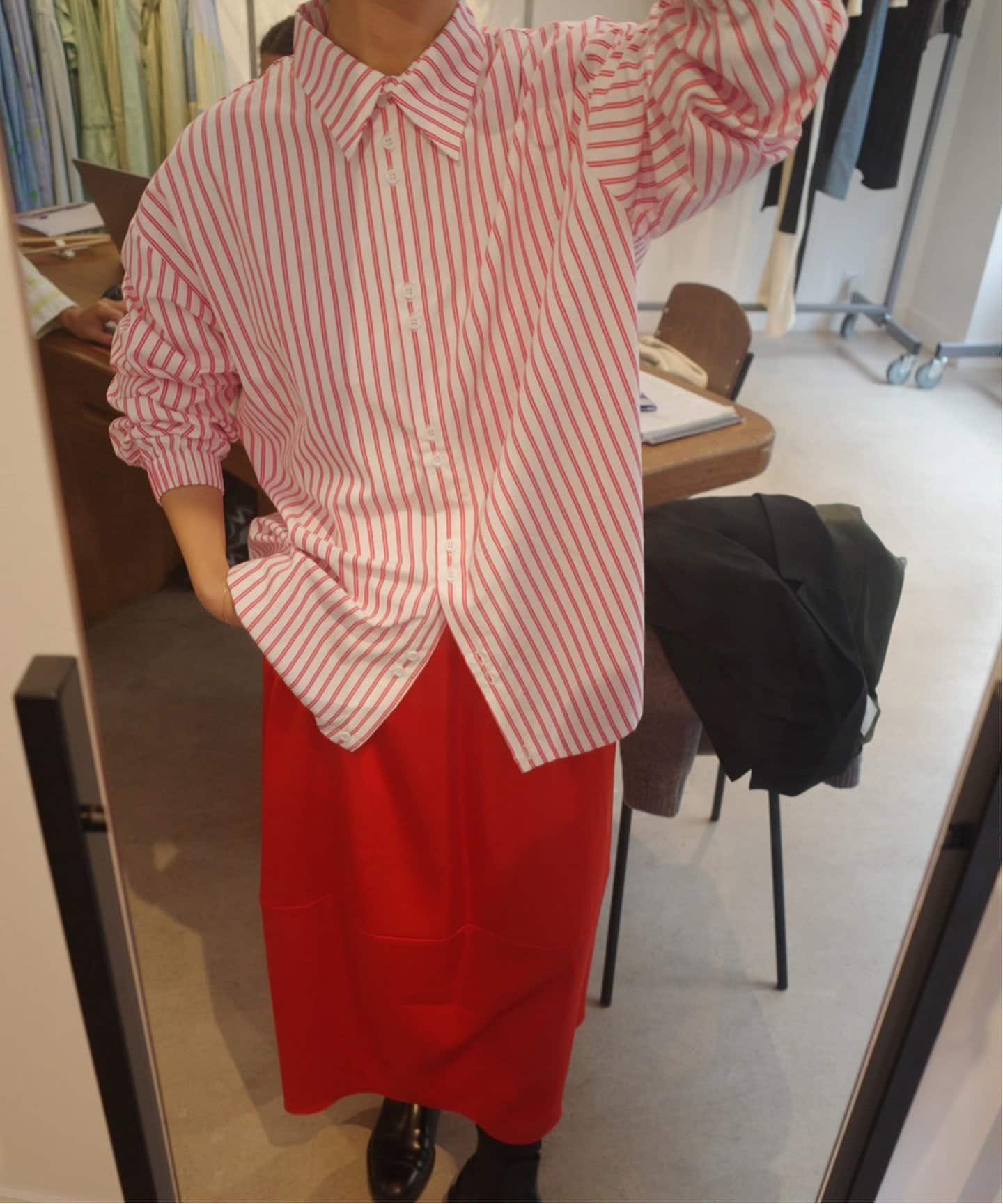 HOSBJERG/ホスビョーグ ストライプシャツ 2653 SUSANNA SHIRT（シャツ