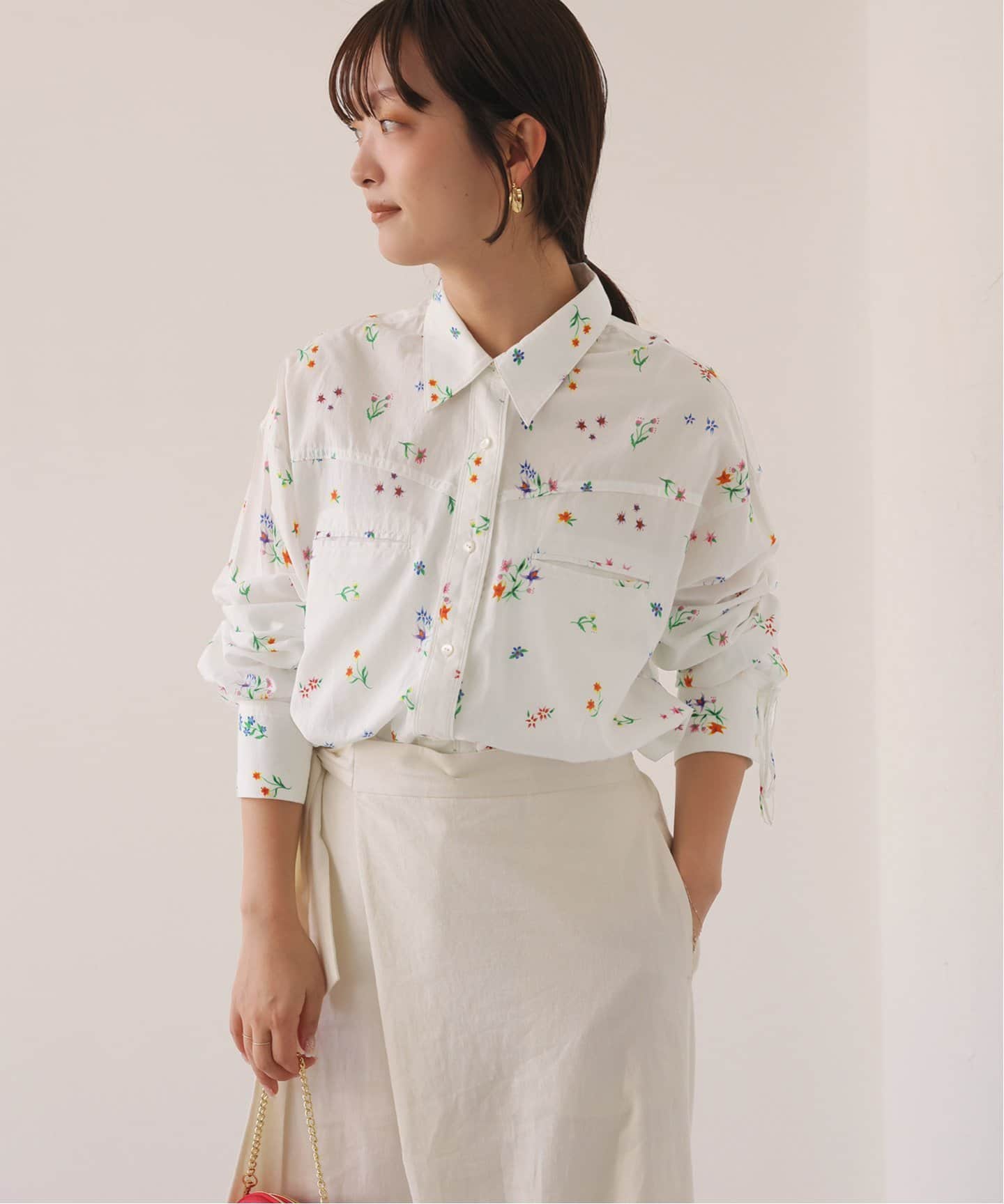 margaux/マルゴー flower western シャツ（シャツ／ブラウス
