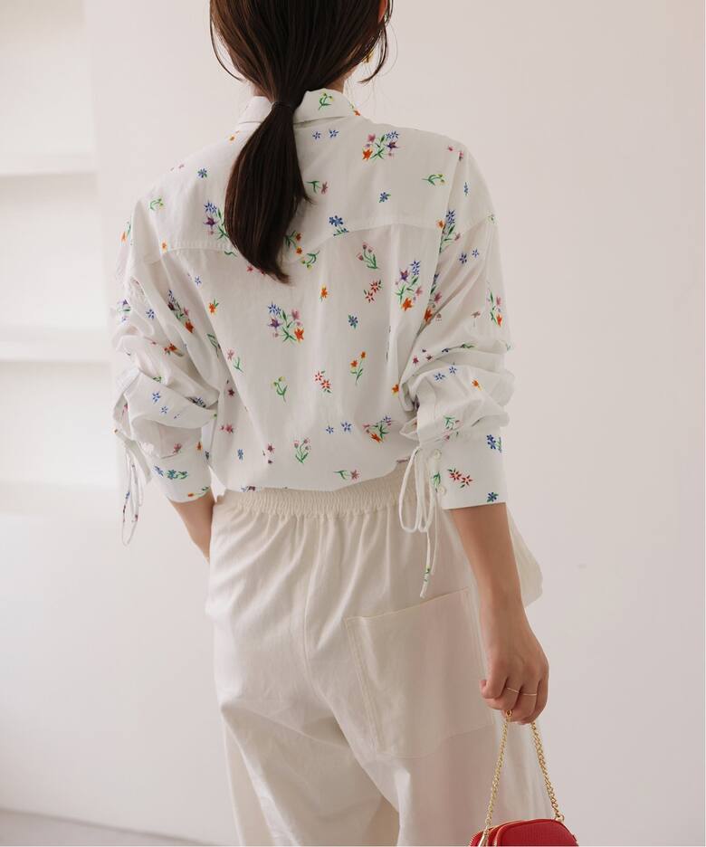 margaux/マルゴー flower western シャツ（シャツ／ブラウス）｜SLOBE 