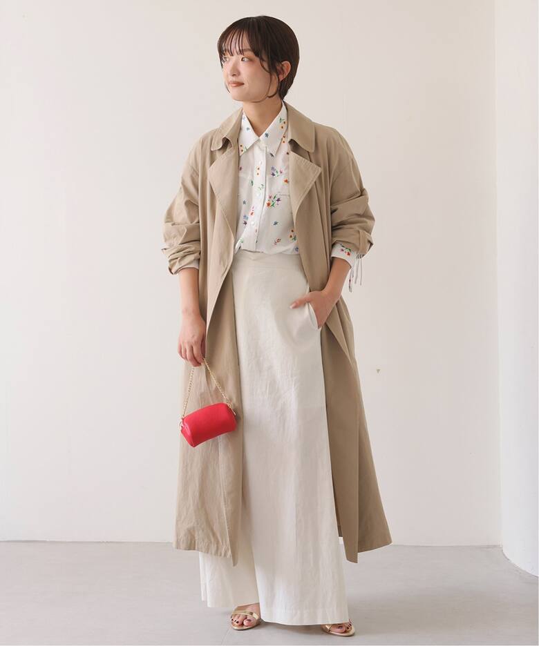 WEB限定/追加予約》margaux/マルゴー flower western シャツ（シャツ  