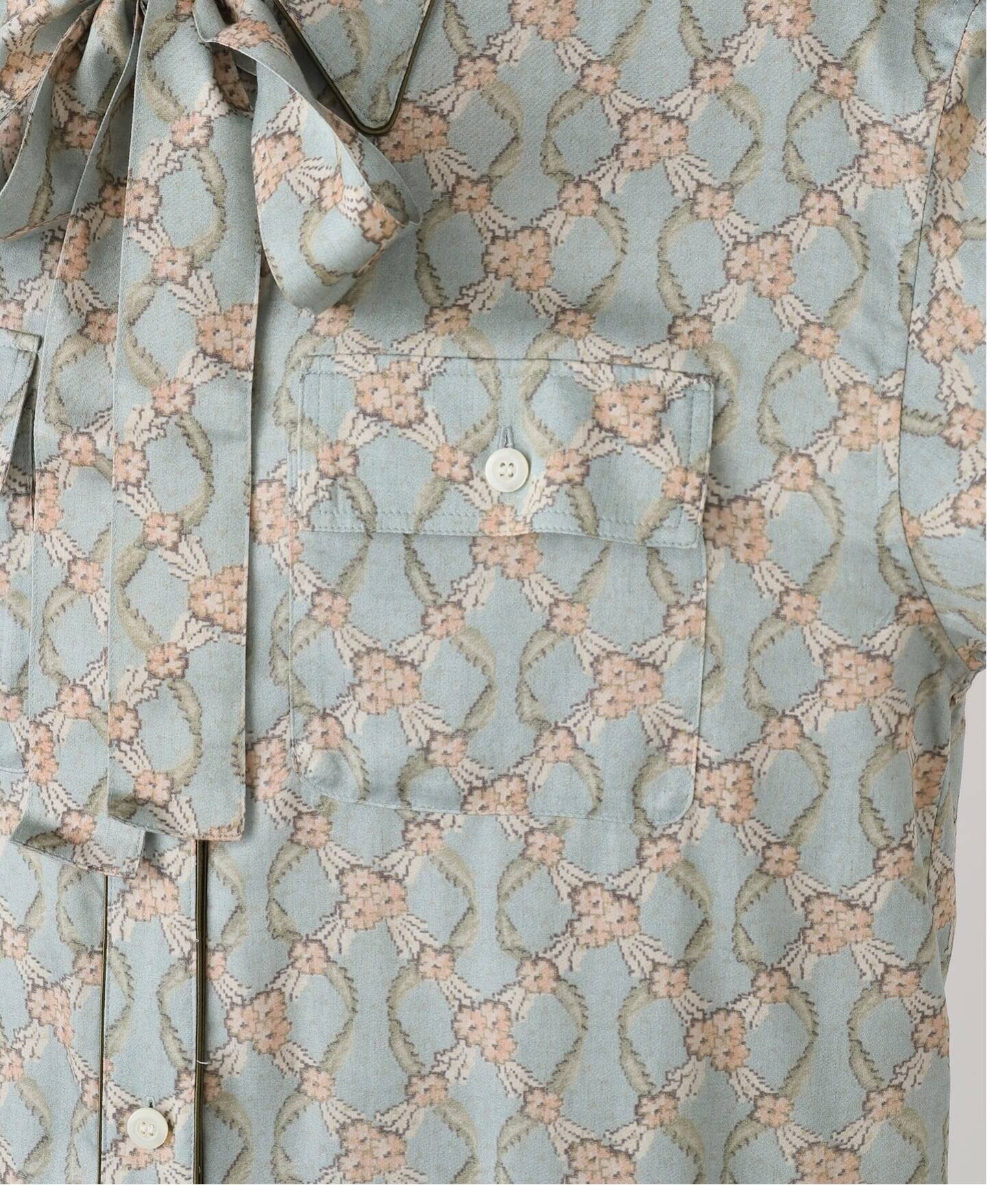 【専用】IENA LA BOUCLE フラワープリントフリルブラウス　イエナ IENA LA BOUCLE - 【専用】IENA LA BOUCLE フラワープリントフリル