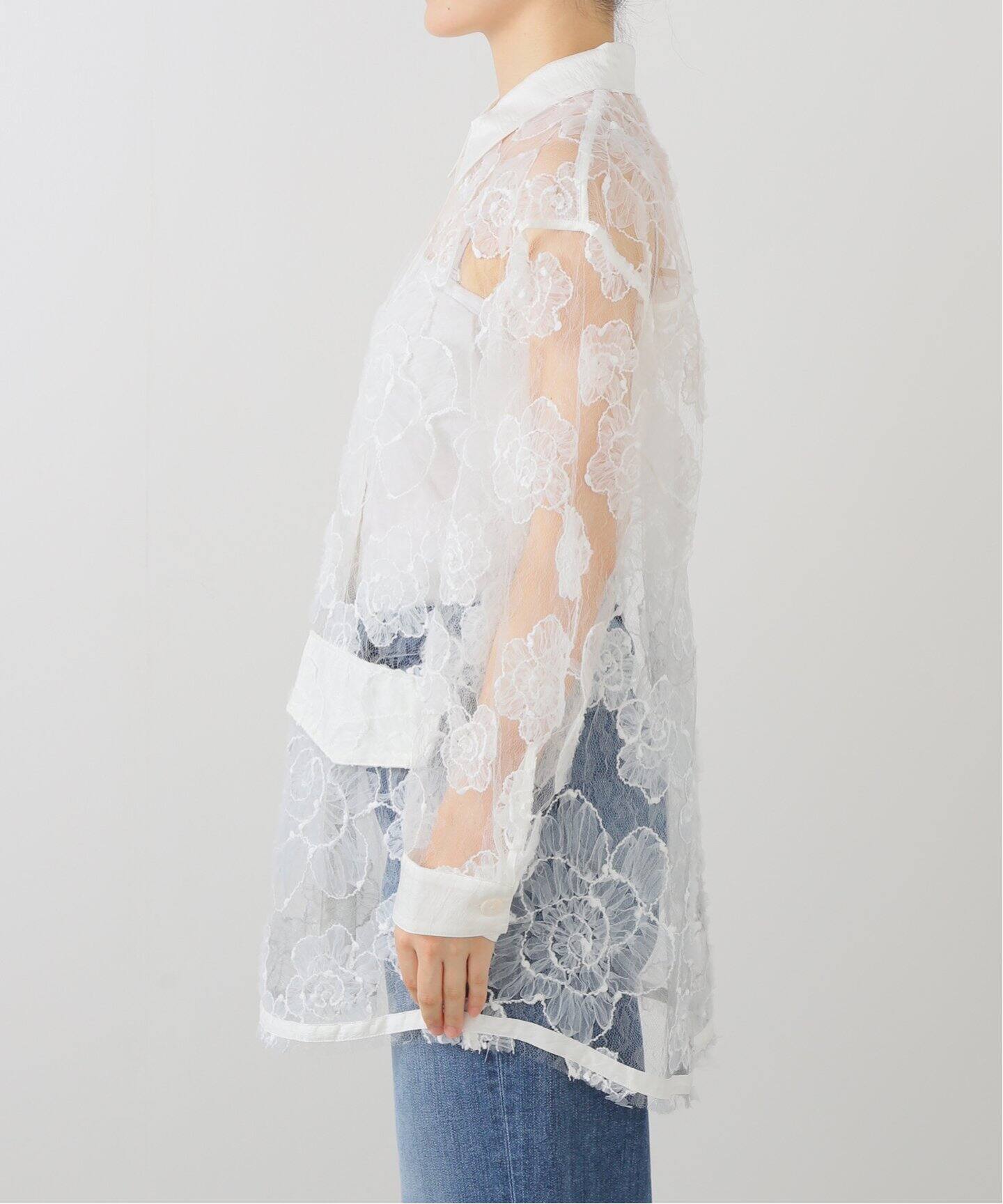 美品☆IENA☆バウムウンドヘルガーデンOrganzaシャツ IENA（イエナ）の「BAUM UND PFERDGARTEN/バウム ウンド ヘル