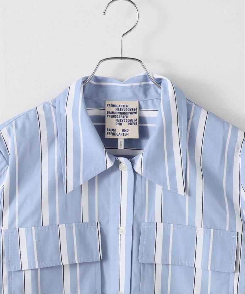 BAUM UND PFERDGARTEN/バウム ウンド ヘルガーデン stripe シャツ 