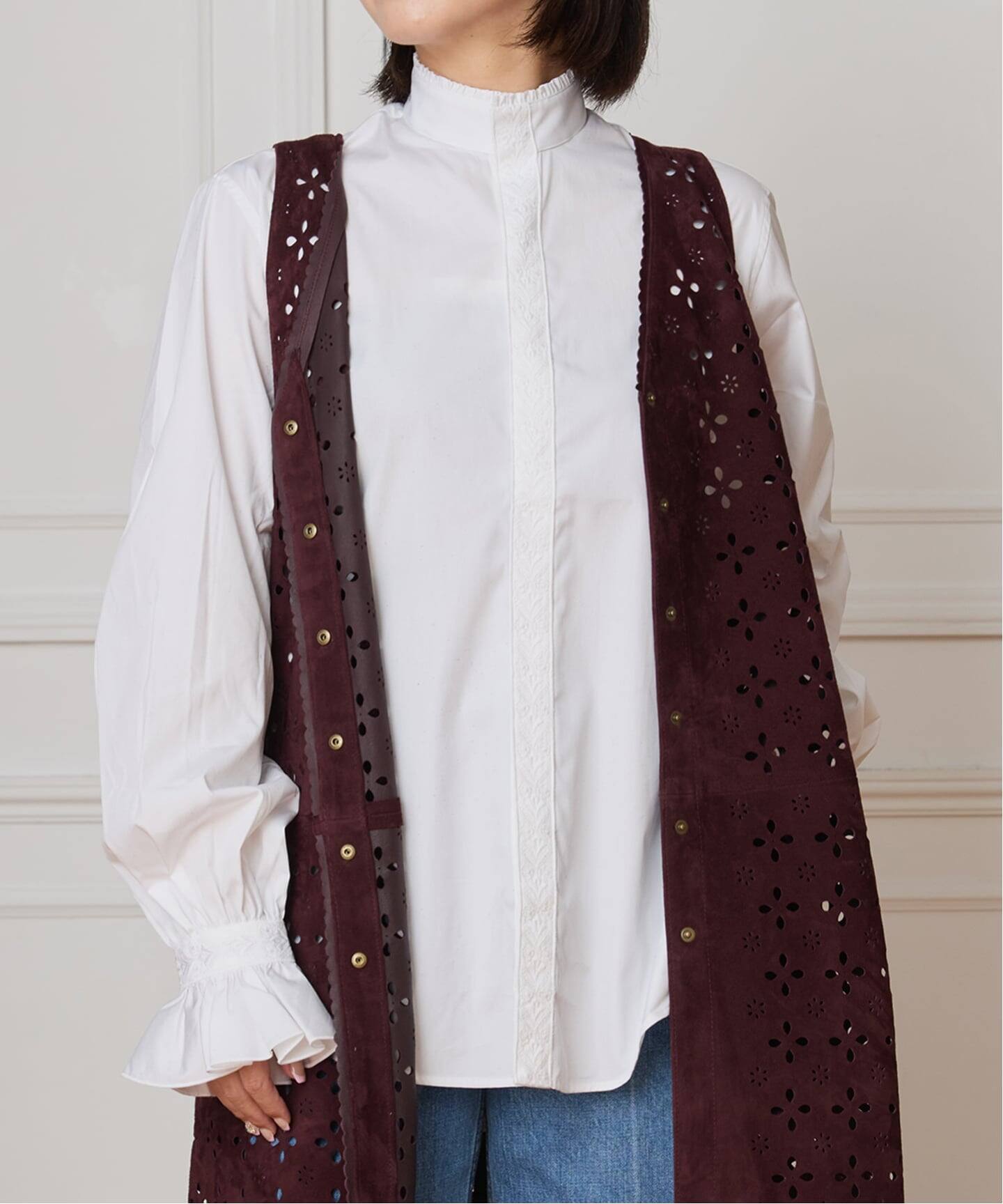 BOURRIENNE PARIS/ブリエンヌ X BOUDOIR シャツ BOUPOP3W（シャツ