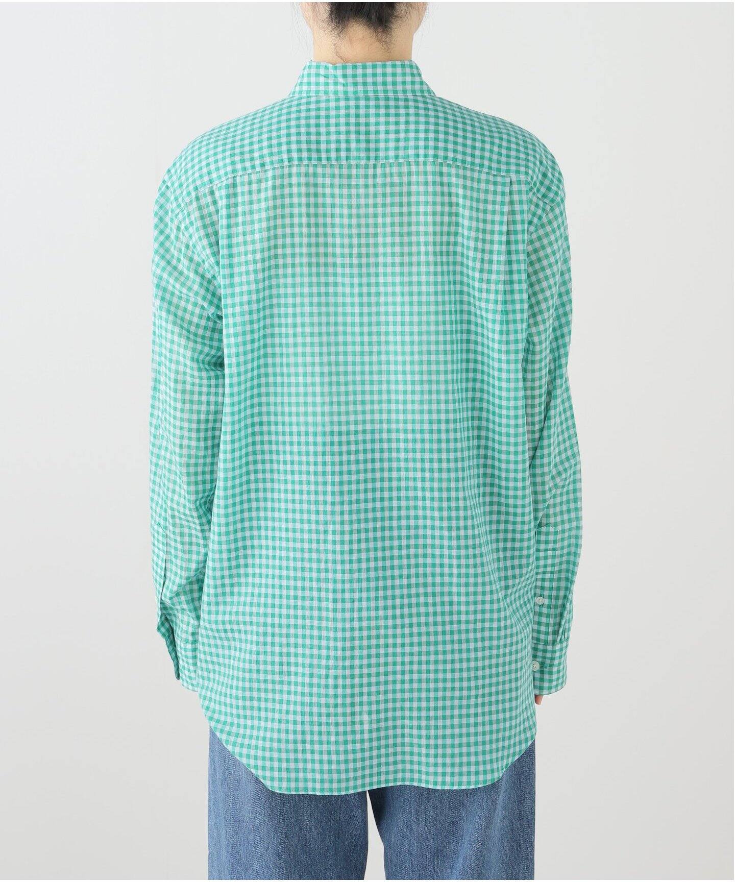 AURALEE/オーラリー AIRY LIGHT COTTON CHECK BIG シャツ A25SS04GC  
