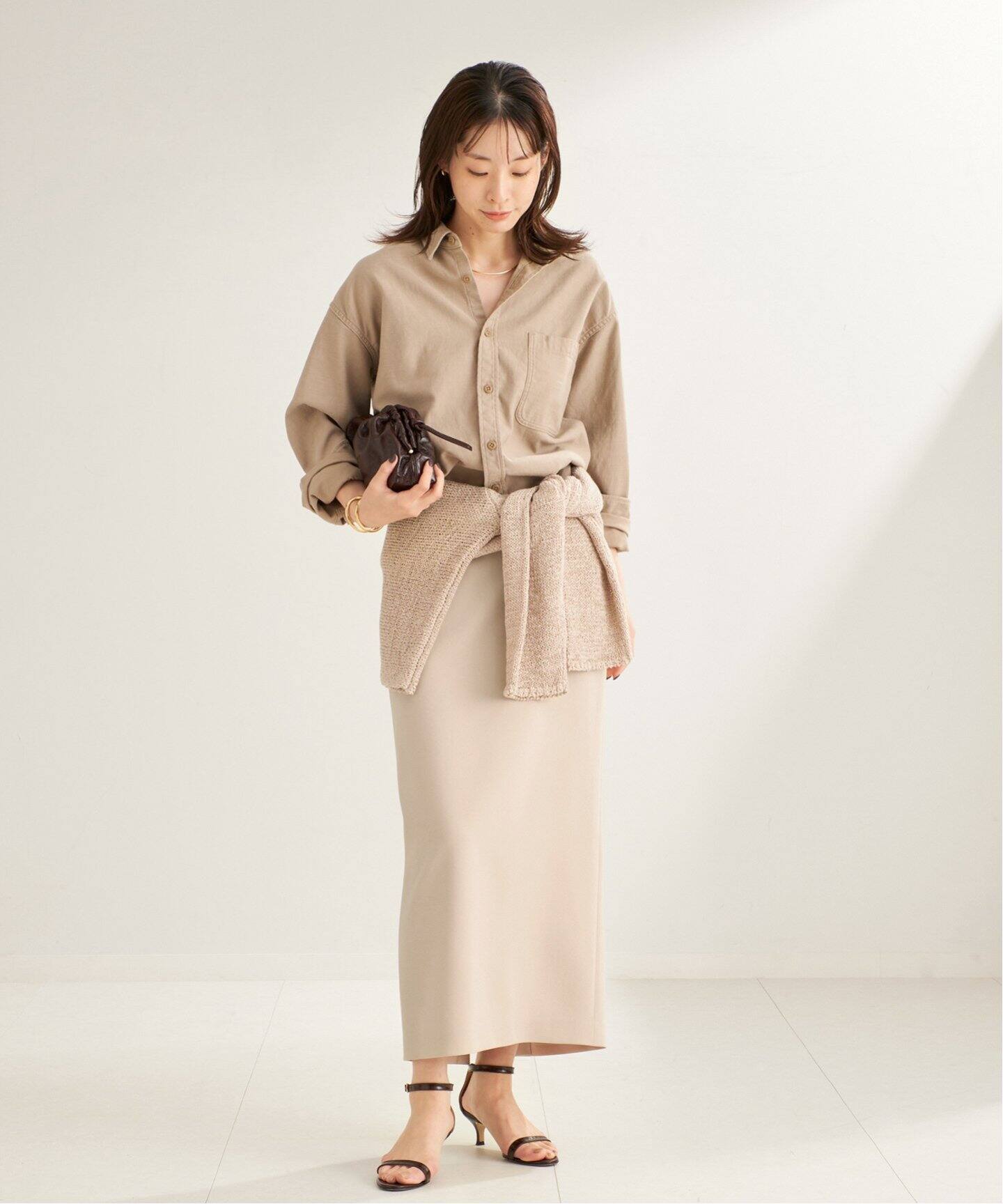 Back Satin シャツ　プラージュ Back Satin シャツ（シャツ／ブラウス）｜Plage（プラージュ）の