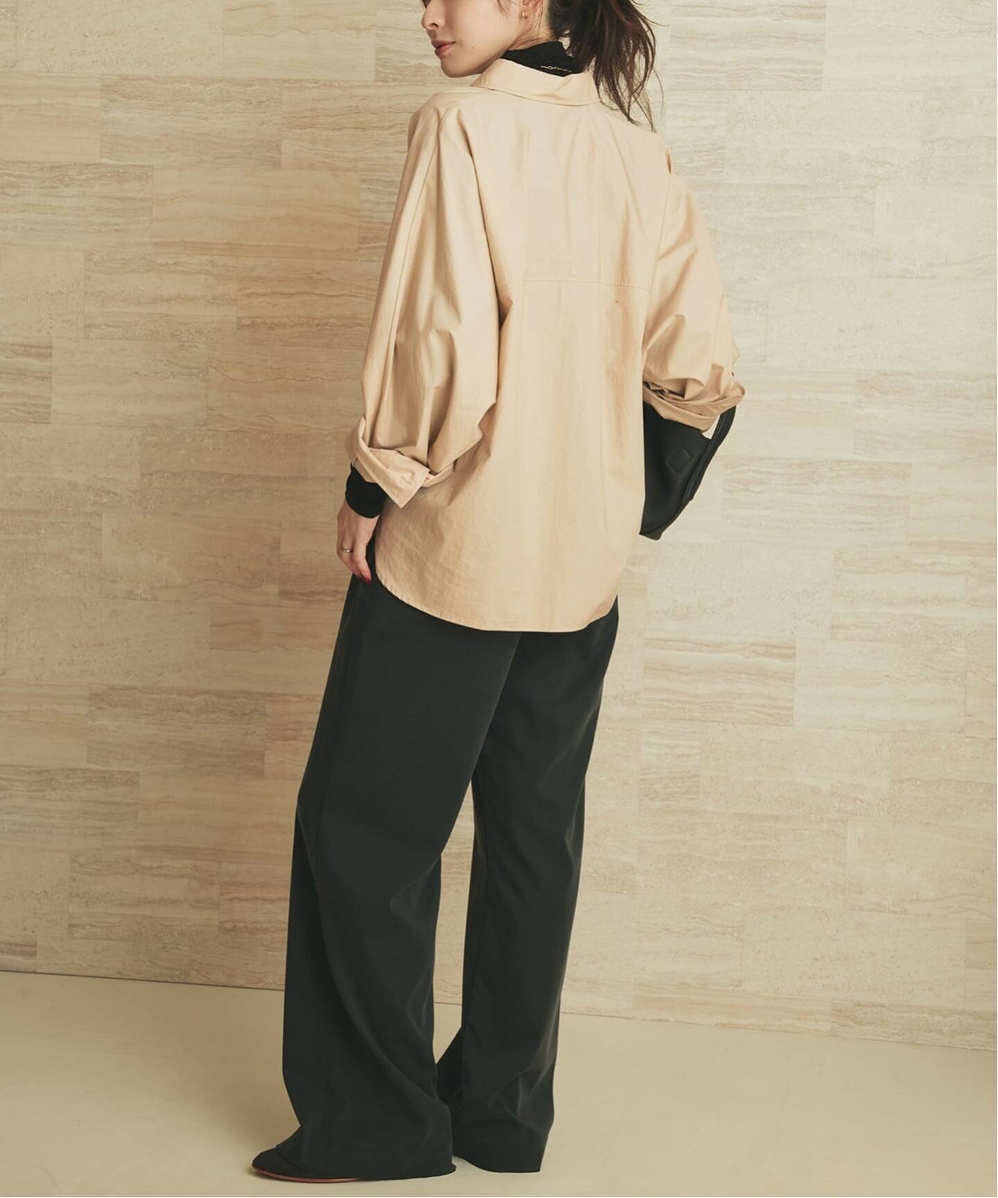 plage 新品 今期 19SS ギャザードルマンブラウス ベージュ プラージュ セール】Linen Dolman シャツ（シャツ/ブラウス）｜Plage（プラージュ