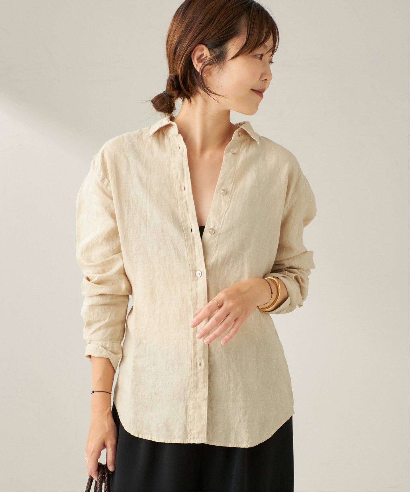 Garment Dye Linen シャツ（シャツ／ブラウス）｜Plage（プラージュ 