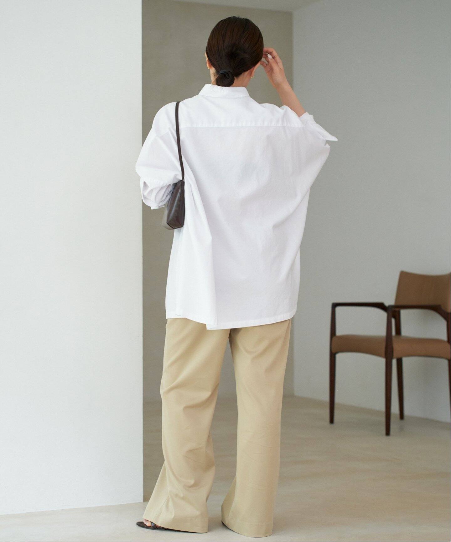 プラージュ　plage ポンチョブラウス　麻100% 追加》Linen Short シャツ（シャツ/ブラウス）｜Plage