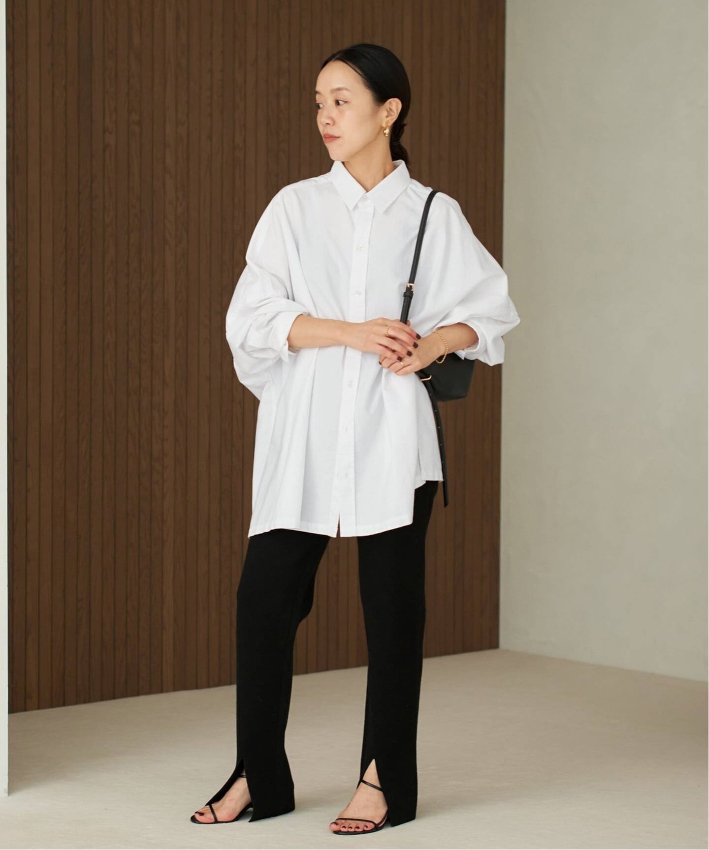 ★プラージュ★lightシャツ　ブルー Light OX Poncho シャツ（シャツ／ブラウス）｜Plage