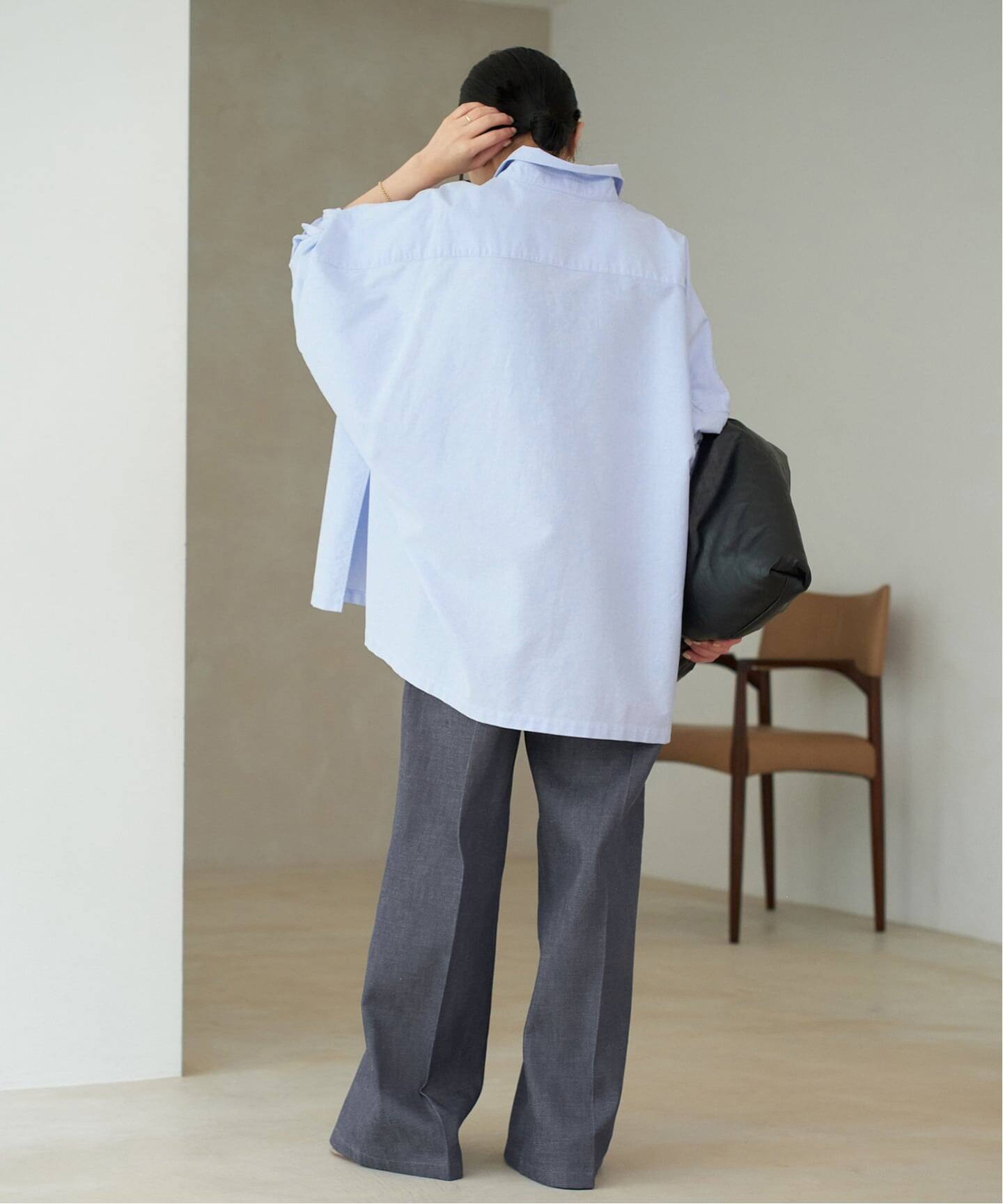 plageプラージュ ＊OX Poncho シャツ Light OX Poncho シャツ（シャツ／ブラウス）｜Plage