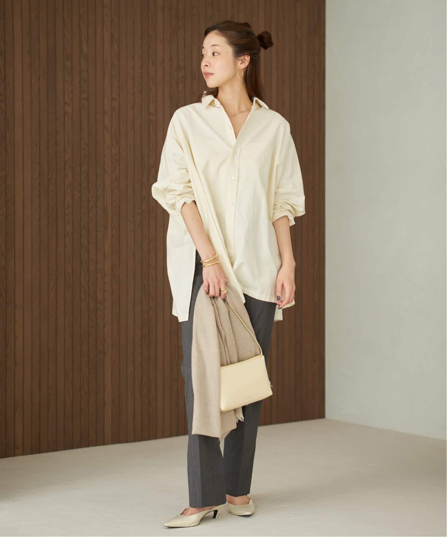 追加》Light OX Poncho シャツ（シャツ／ブラウス）｜Plage