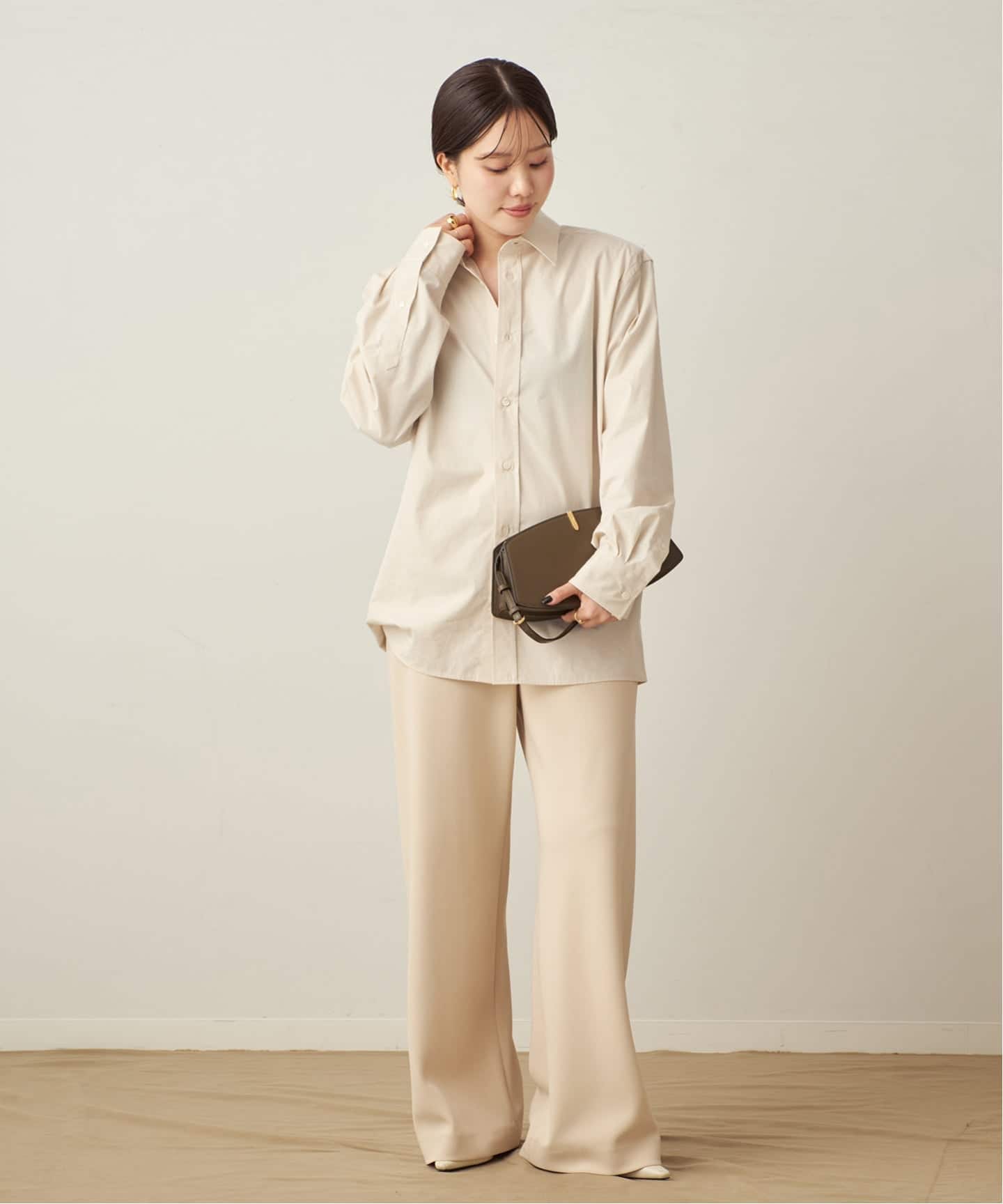 Power Shoulder シャツ（シャツ／ブラウス）｜Plage（プラージュ）の