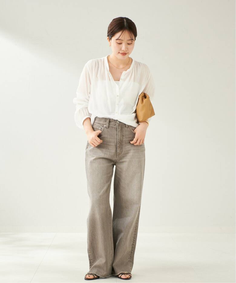 Airy Band Collar シャツ（シャツ／ブラウス）｜Plage（プラージュ）の 