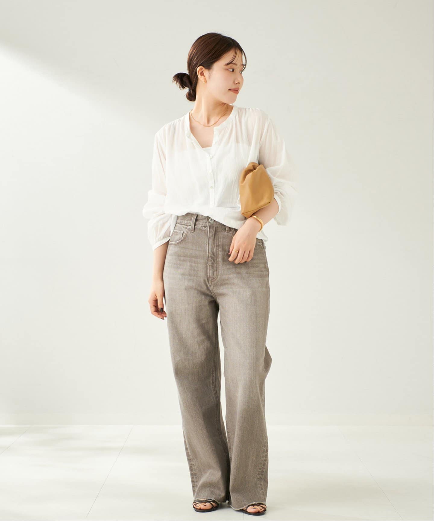 Airy Band Collar シャツ（シャツ／ブラウス）｜Plage（プラージュ）の