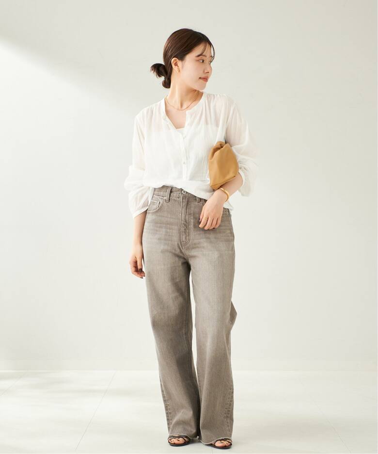 Airy Band Collar シャツ（シャツ／ブラウス）｜Plage（プラージュ）の 