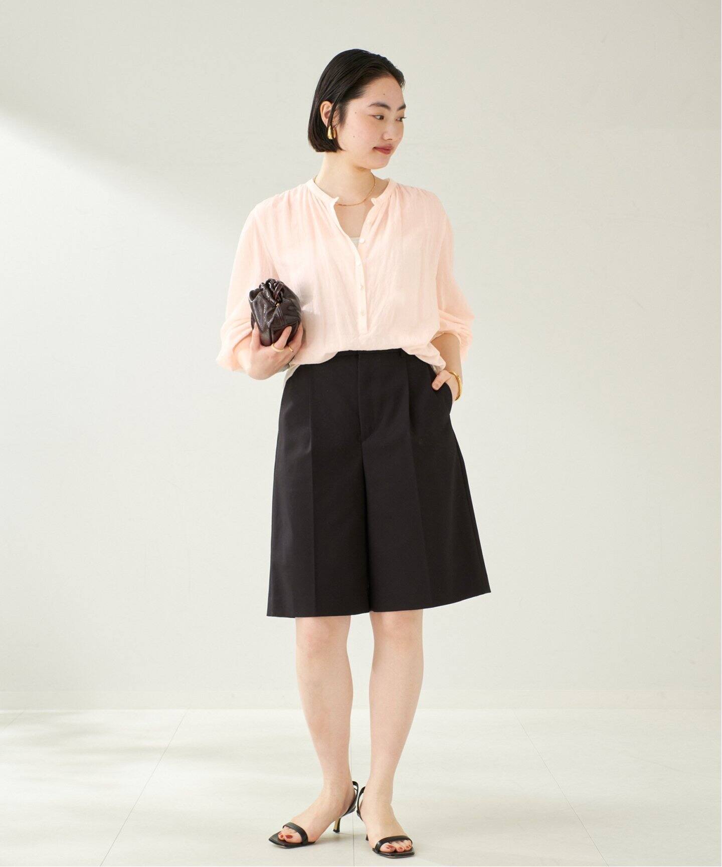 Airy Band Collar シャツ（シャツ／ブラウス）｜Plage（プラージュ）の