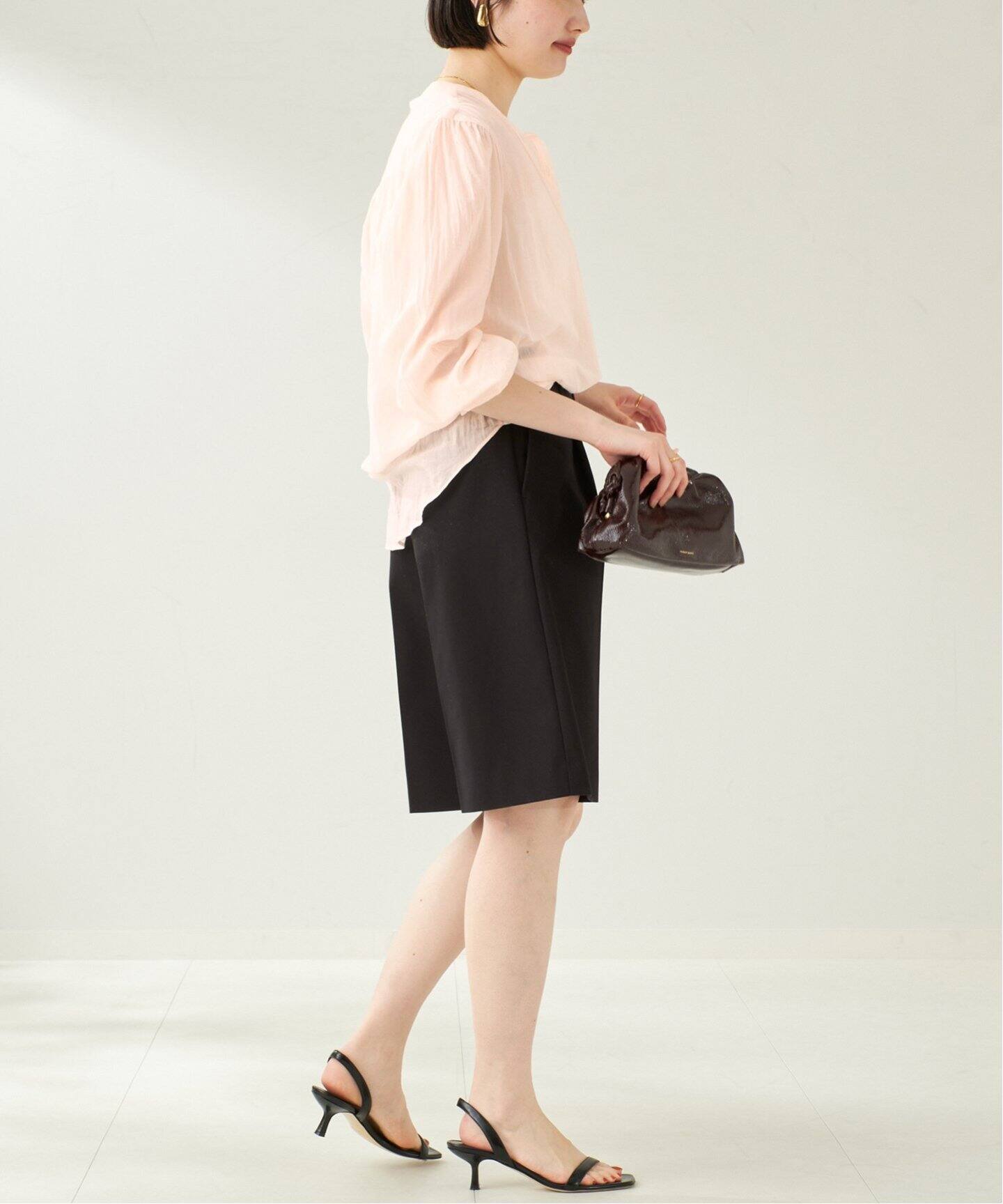 Airy Band Collar シャツ（シャツ／ブラウス）｜Plage