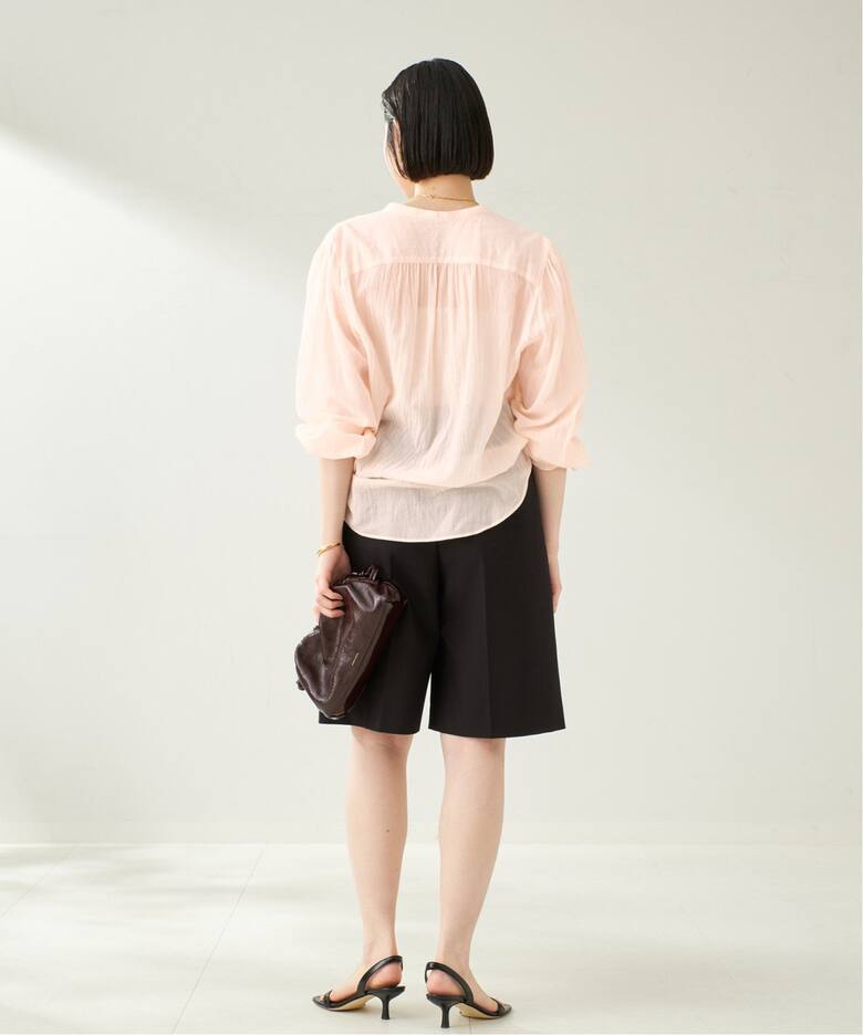 Airy Band Collar シャツ（シャツ／ブラウス）｜Plage（プラージュ）の 