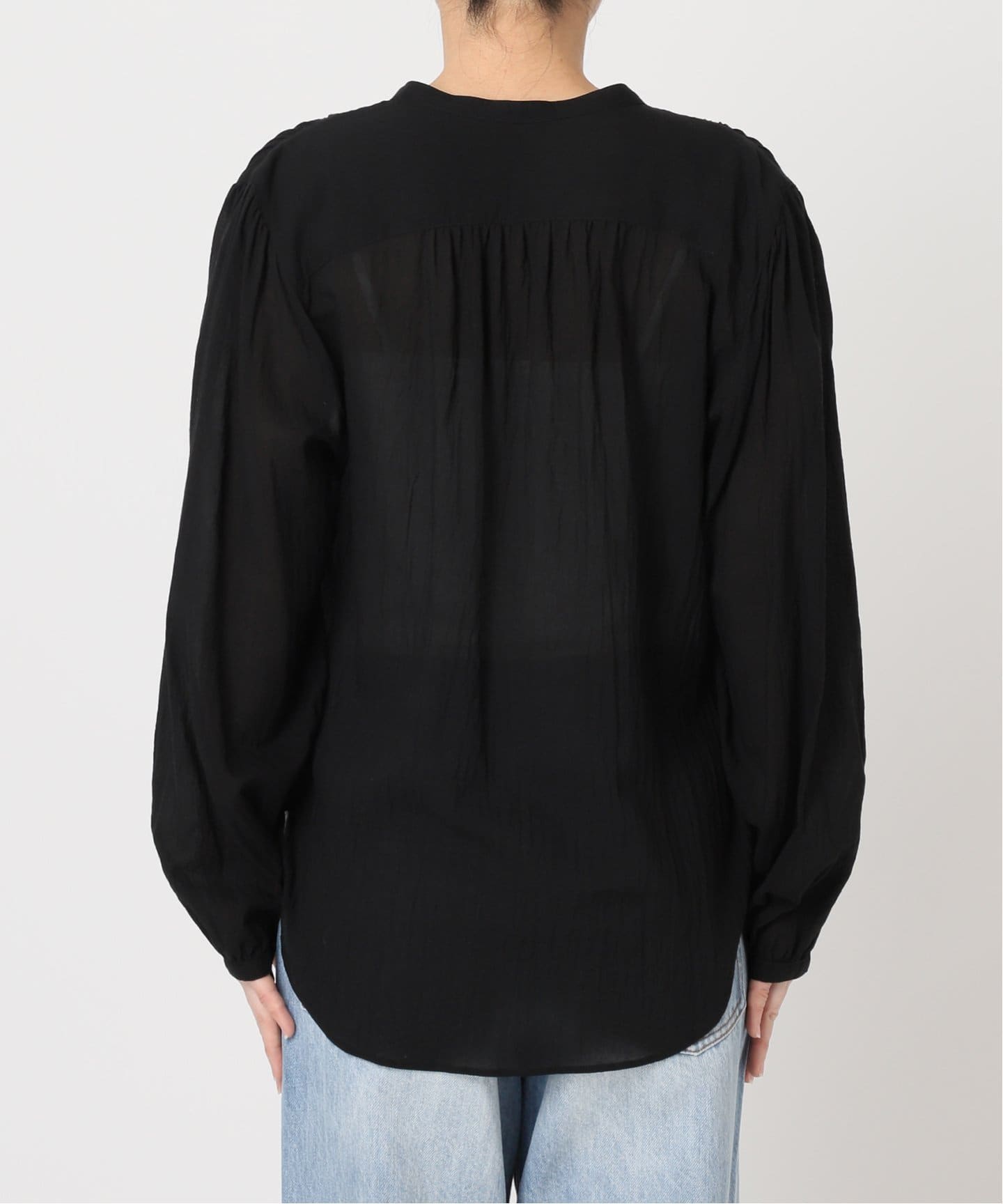 Airy Band Collar シャツ（シャツ／ブラウス）｜Plage