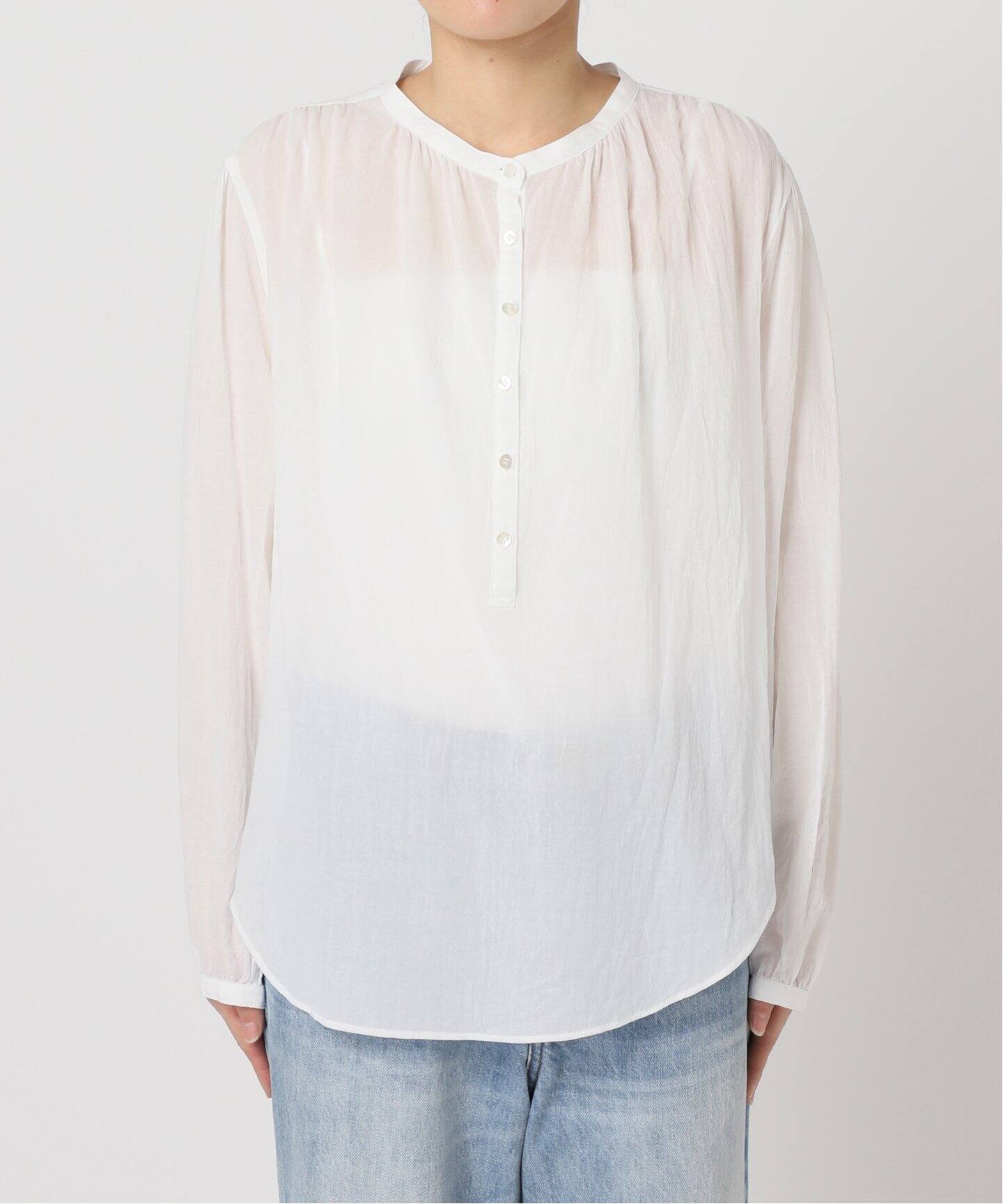 Airy Band Collar シャツ（シャツ／ブラウス）｜Plage（プラージュ）の 