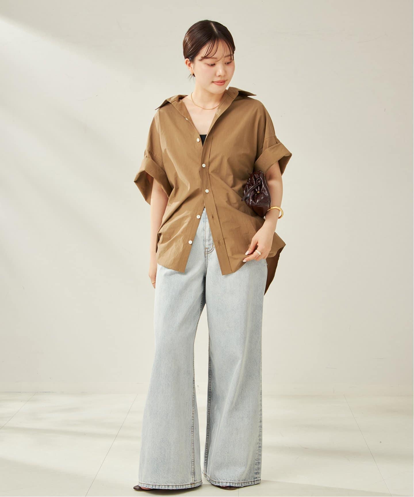 Roll Up Cuffs シャツ（シャツ／ブラウス）｜Plage（プラージュ