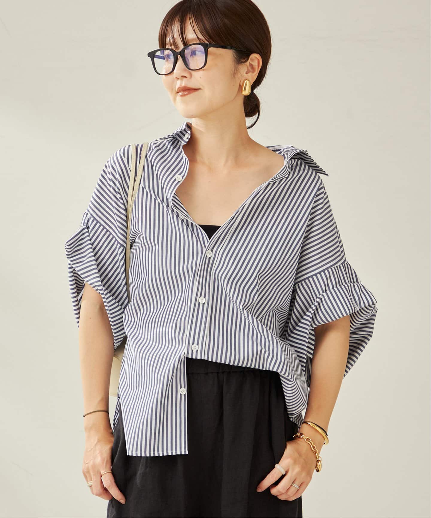 plageプラージュ＊Roll Up Cuffs シャツ Roll Up Cuffs シャツ（シャツ／ブラウス）｜Plage（プラージュ