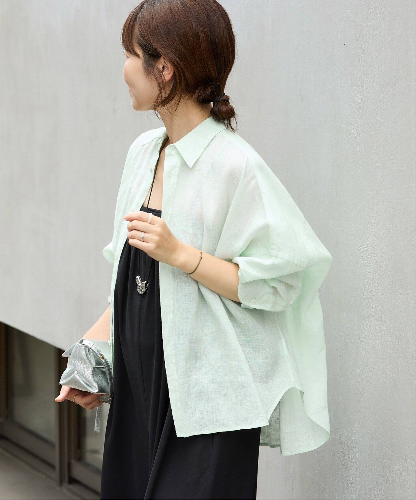 Plage / Linen Short シャツ 追加》Linen Short シャツ（シャツ/ブラウス）｜Plage