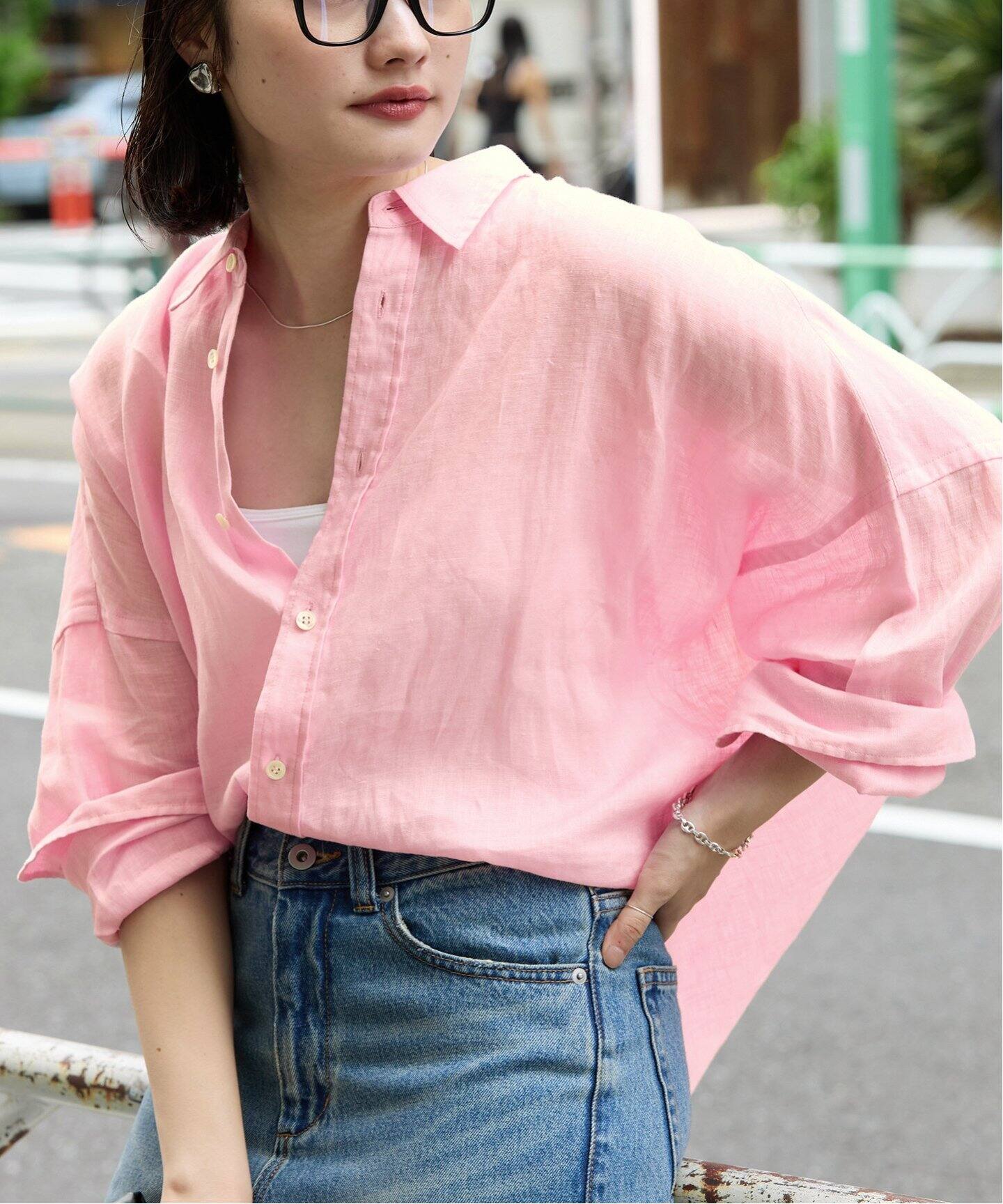 Linen Short シャツ（シャツ／ブラウス）｜Plage（プラージュ）の通販 