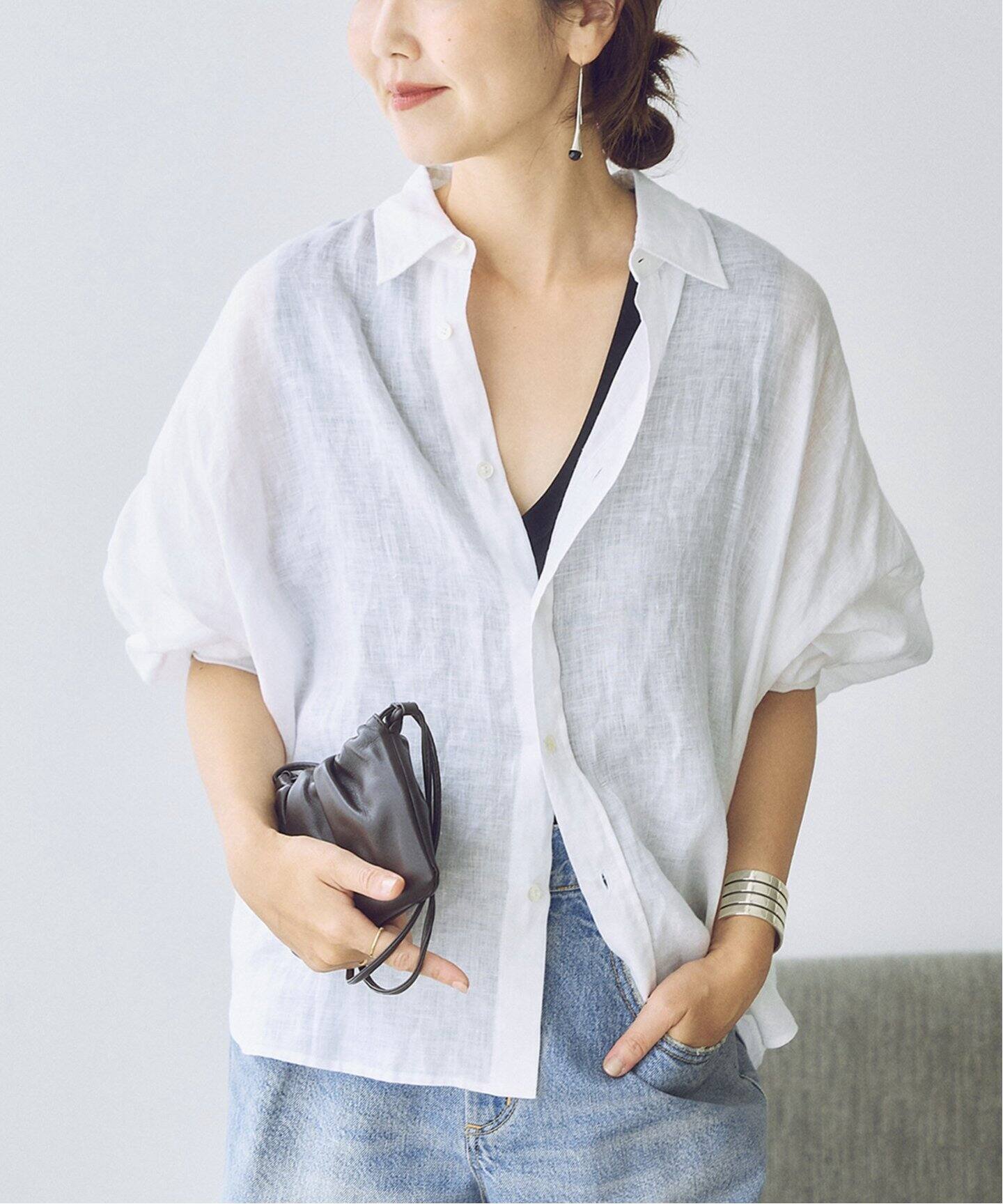 Linen Short シャツ（シャツ／ブラウス）｜Plage（プラージュ）の通販 