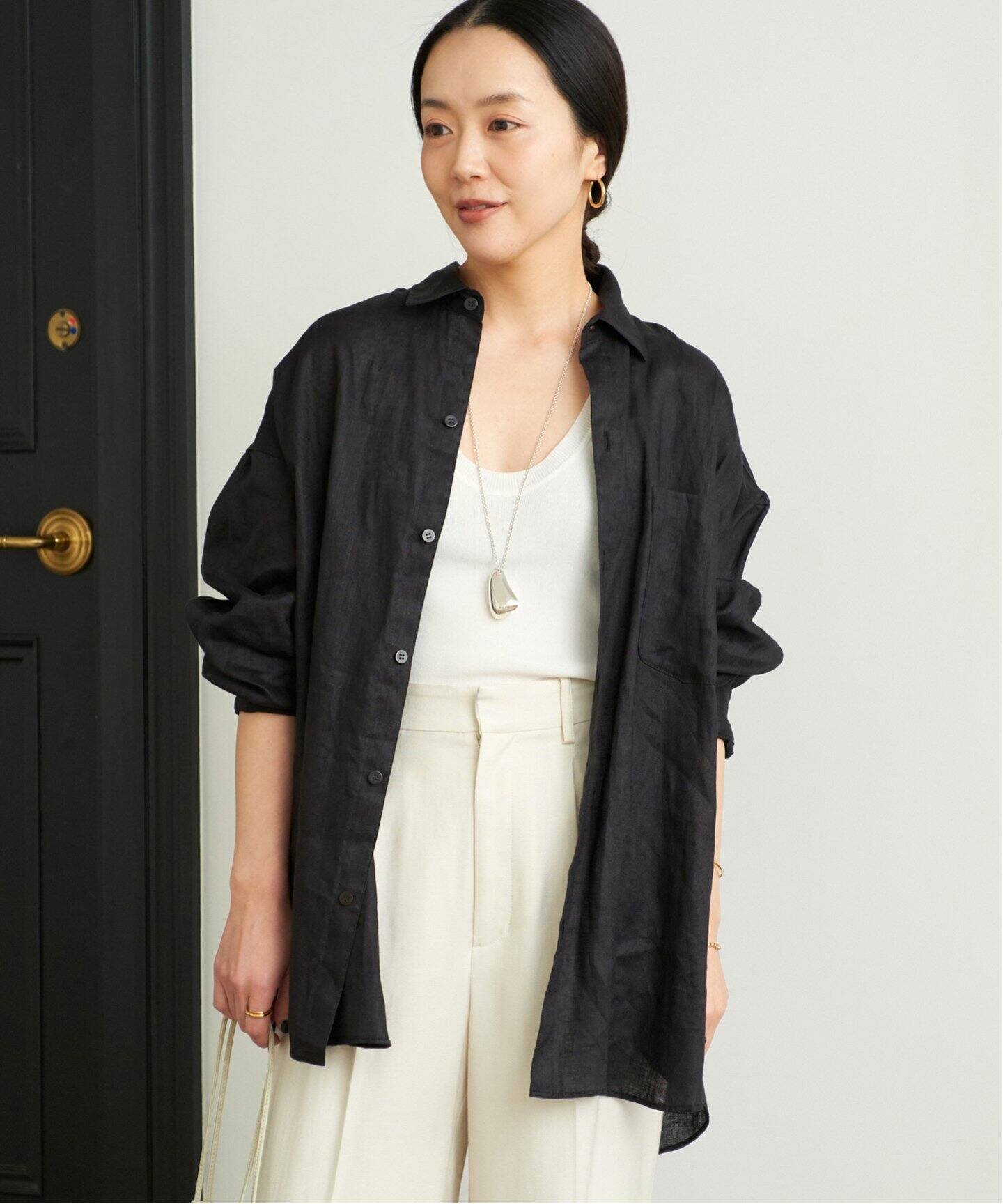 plage 2025SS プラージュ　Linen Big シャツ セール】Linen Big シャツ（シャツ/ブラウス）｜Plage