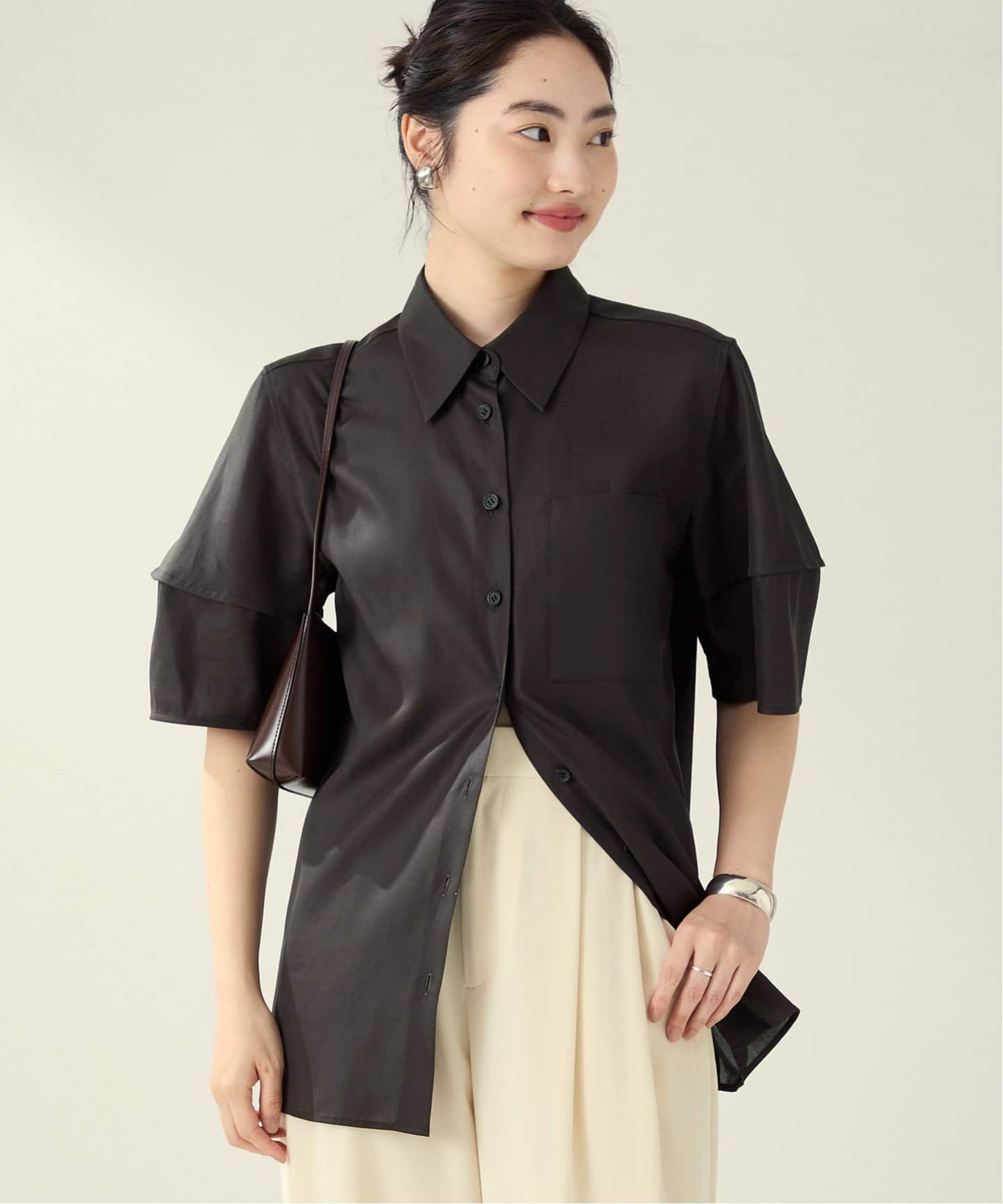 Plage form half sleeve シャツ Form half sleeve シャツ（シャツ／ブラウス）｜Plage