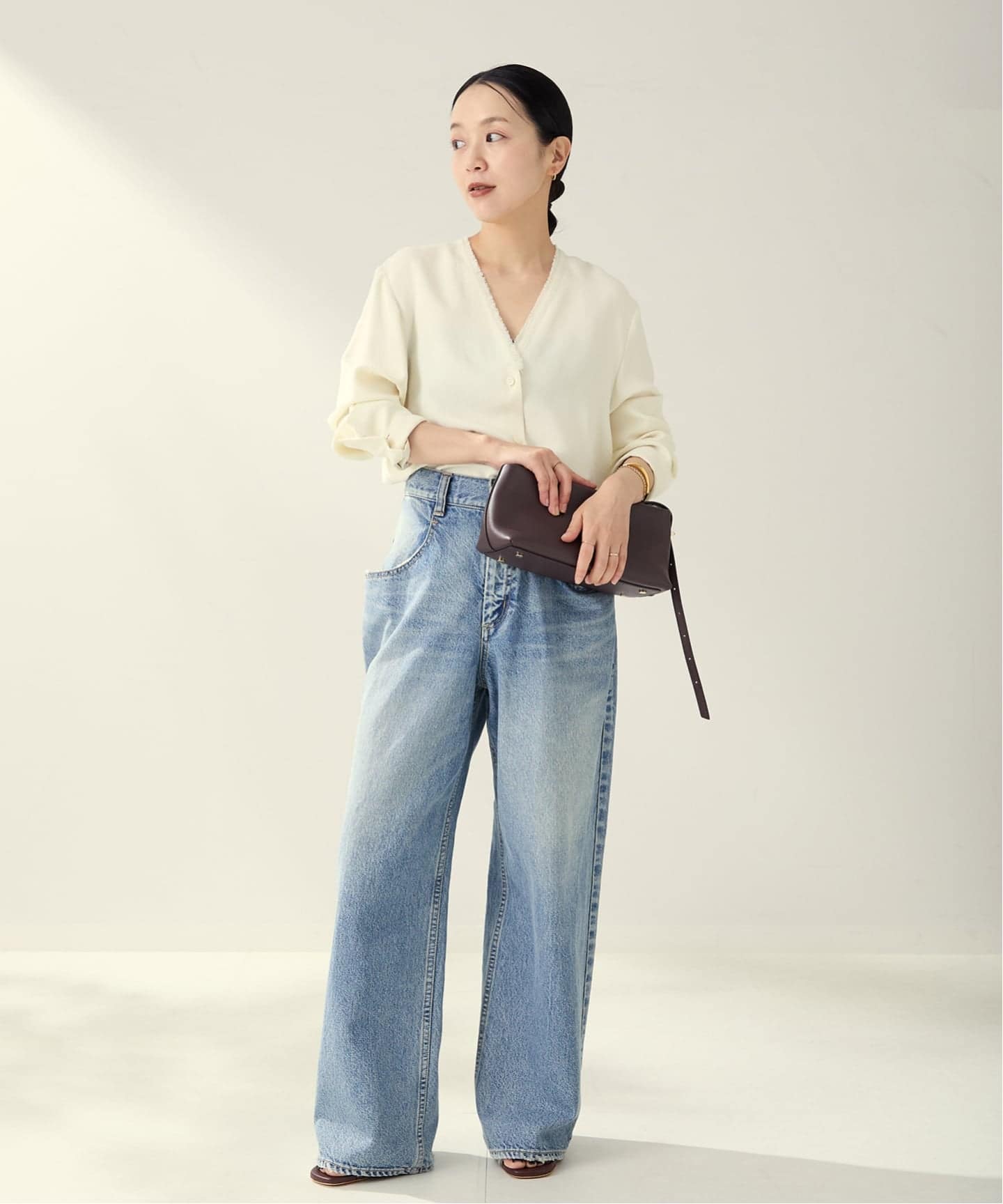 RIAM plage 24SS ノーカラーシャツ 追加予約》R'IAM ノーカラーシャツ（シャツ／ブラウス）｜Plage