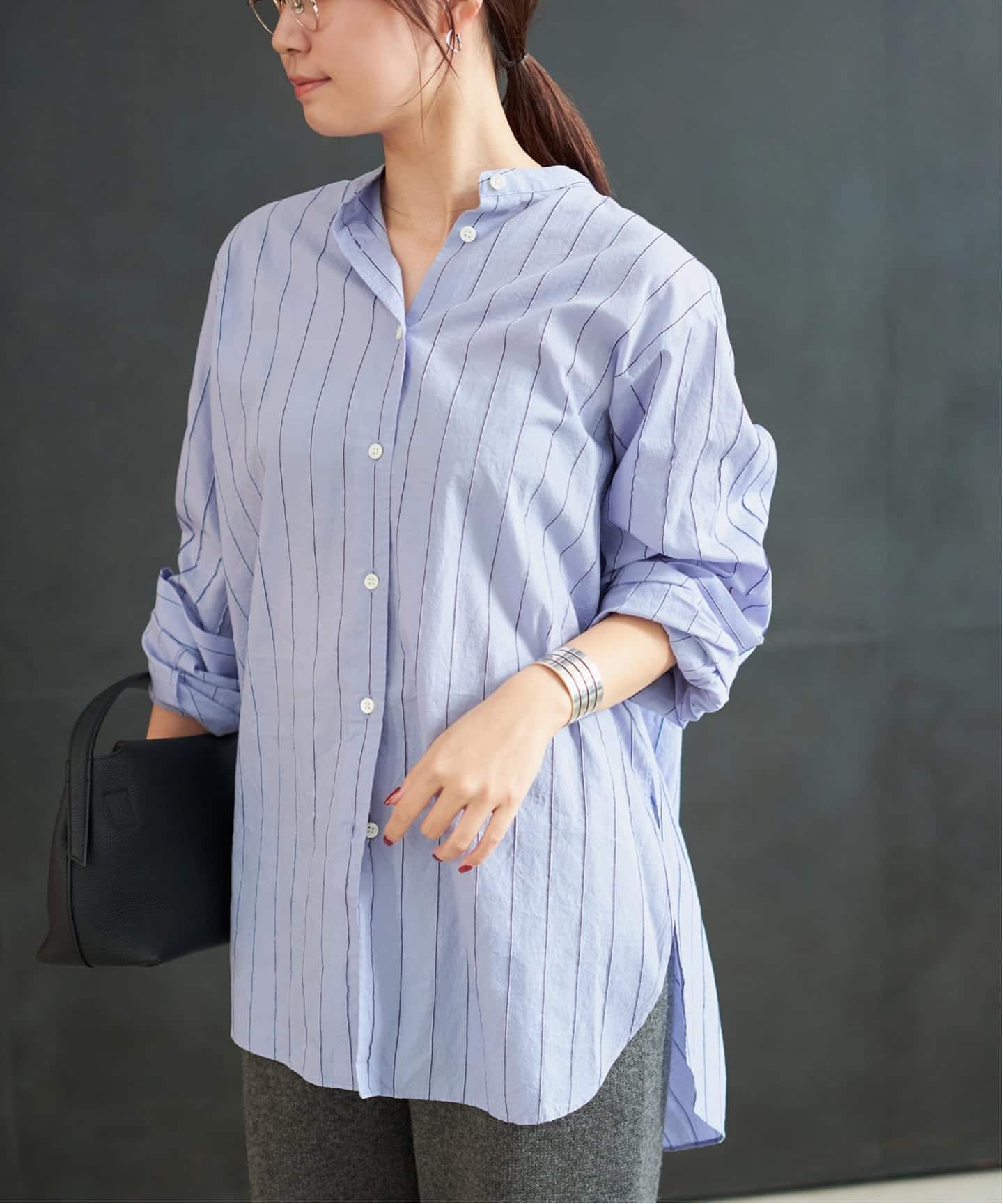 新品未使用　25SS R’IAM plage ストライプシャツ R'IAM ストライプシャツ（シャツ／ブラウス）｜Plage（プラージュ）の