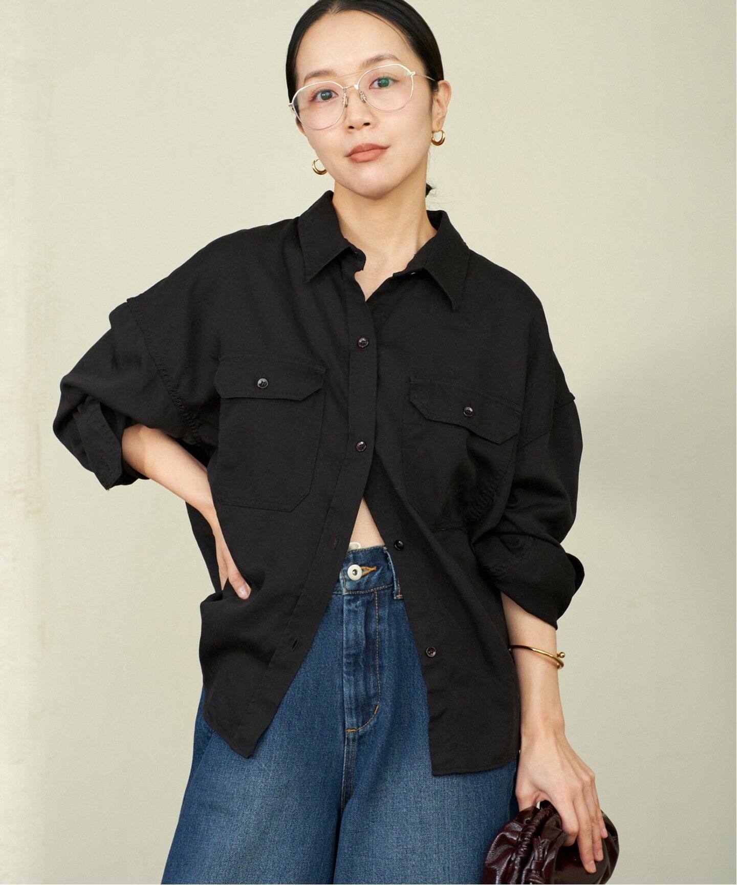 glossy short シャツ（シャツ／ブラウス）｜Plage（プラージュ）の通販 