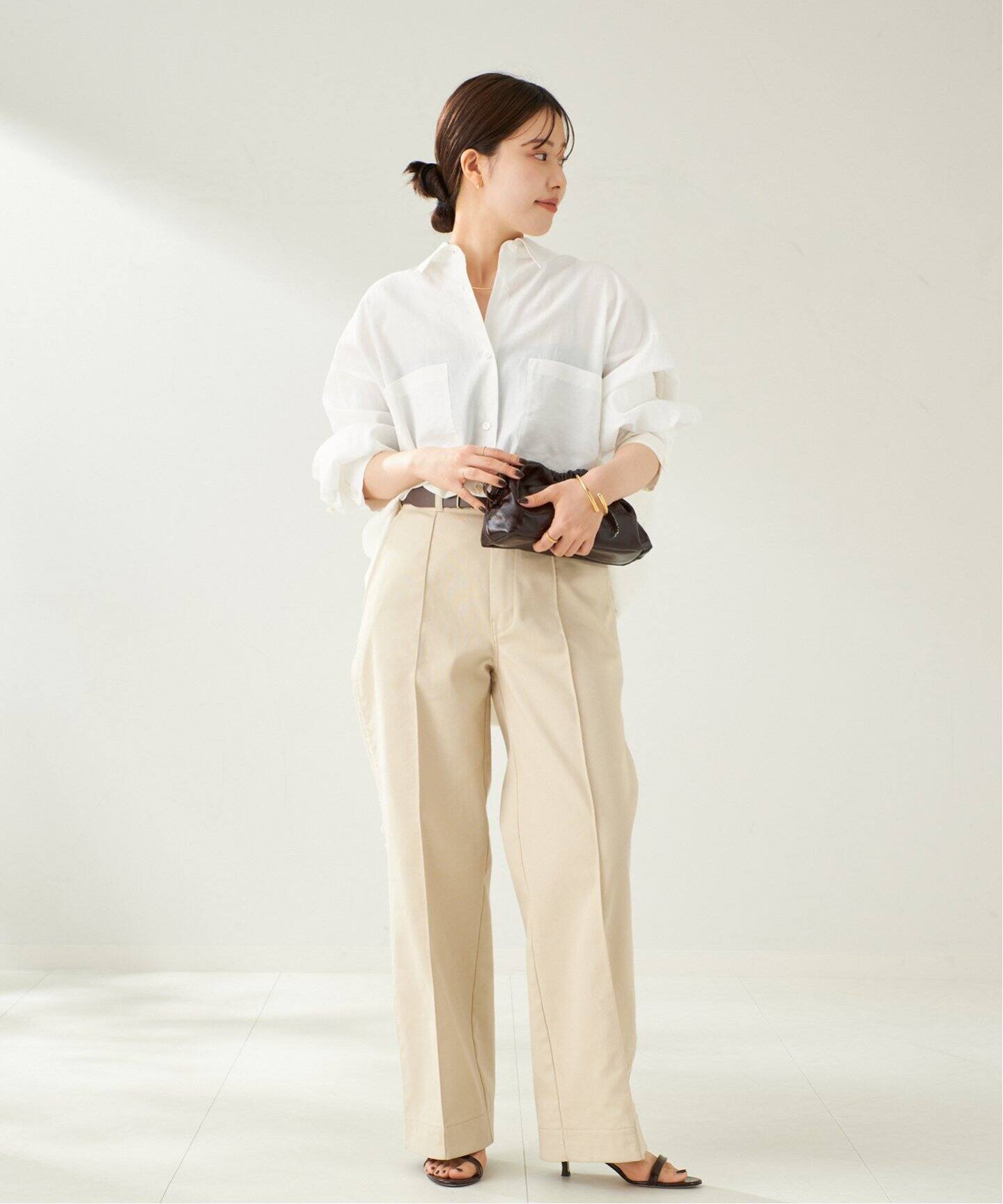 natural slub tunic シャツ（シャツ／ブラウス）｜Plage（プラージュ 