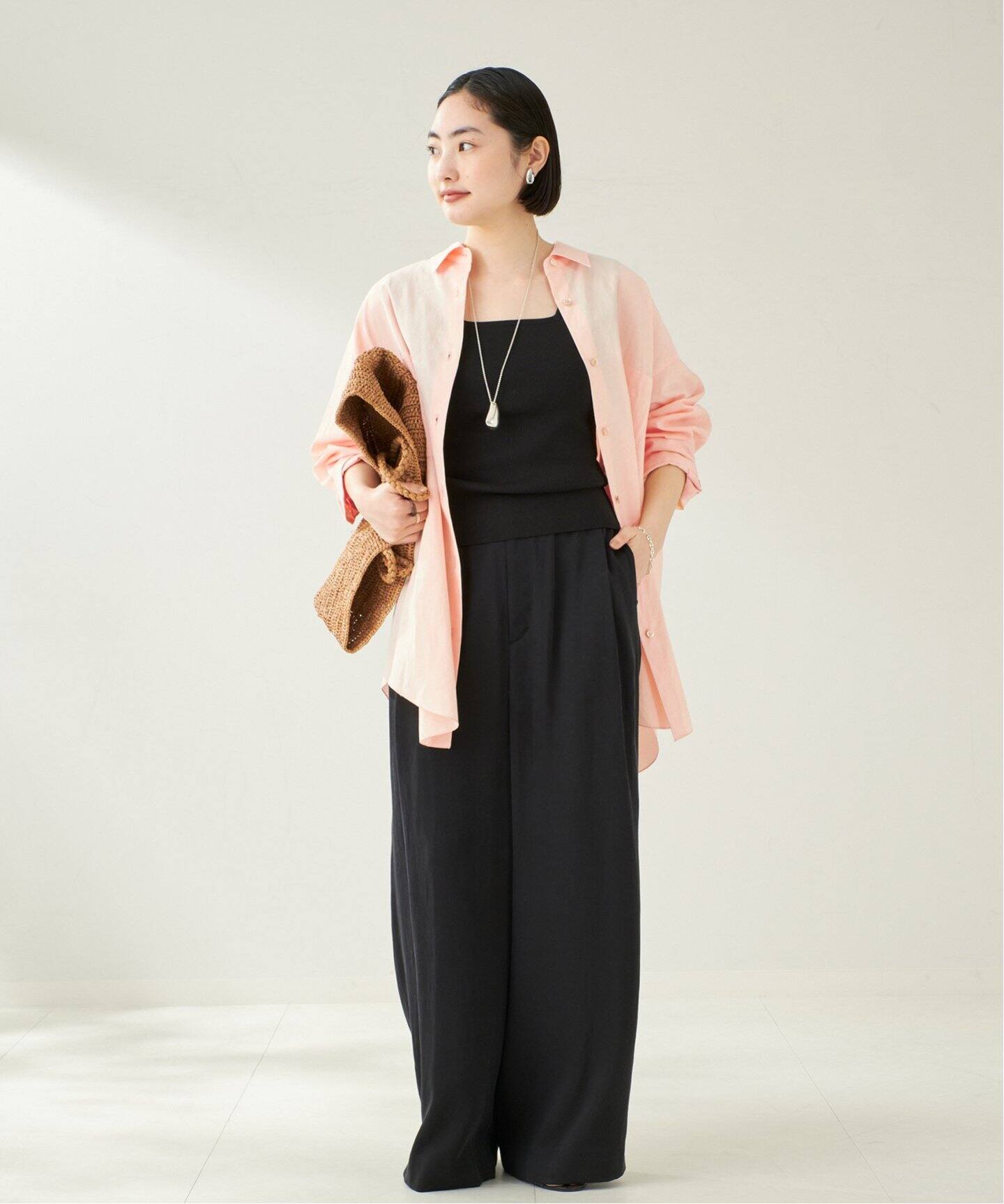 natural slub tunic シャツ（シャツ／ブラウス）｜Plage（プラージュ