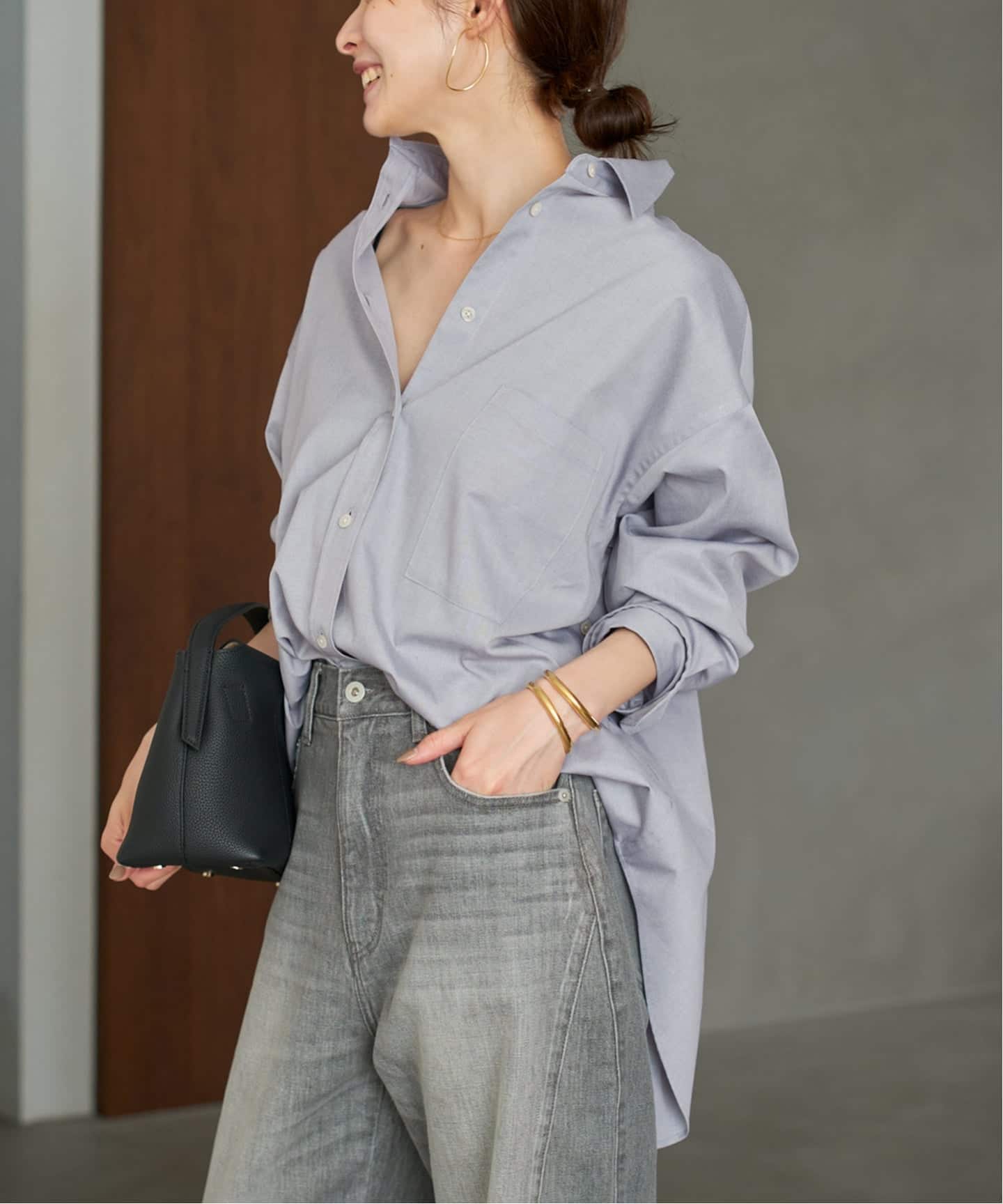 新品タグ付き⭐️plage les tendre ox loose シャツ 追加》les Tendre ox loose シャツ（シャツ／ブラウス）｜Plage