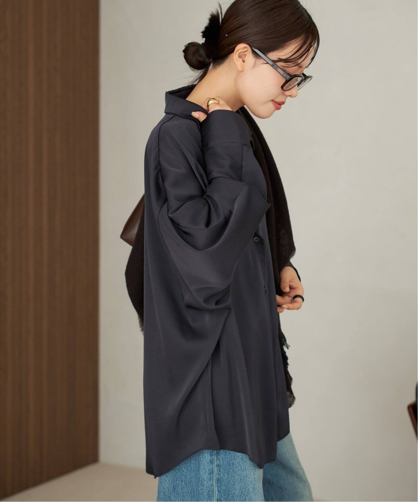 dull satin dolman ブラウス（シャツ／ブラウス）｜Plage（プラージュ