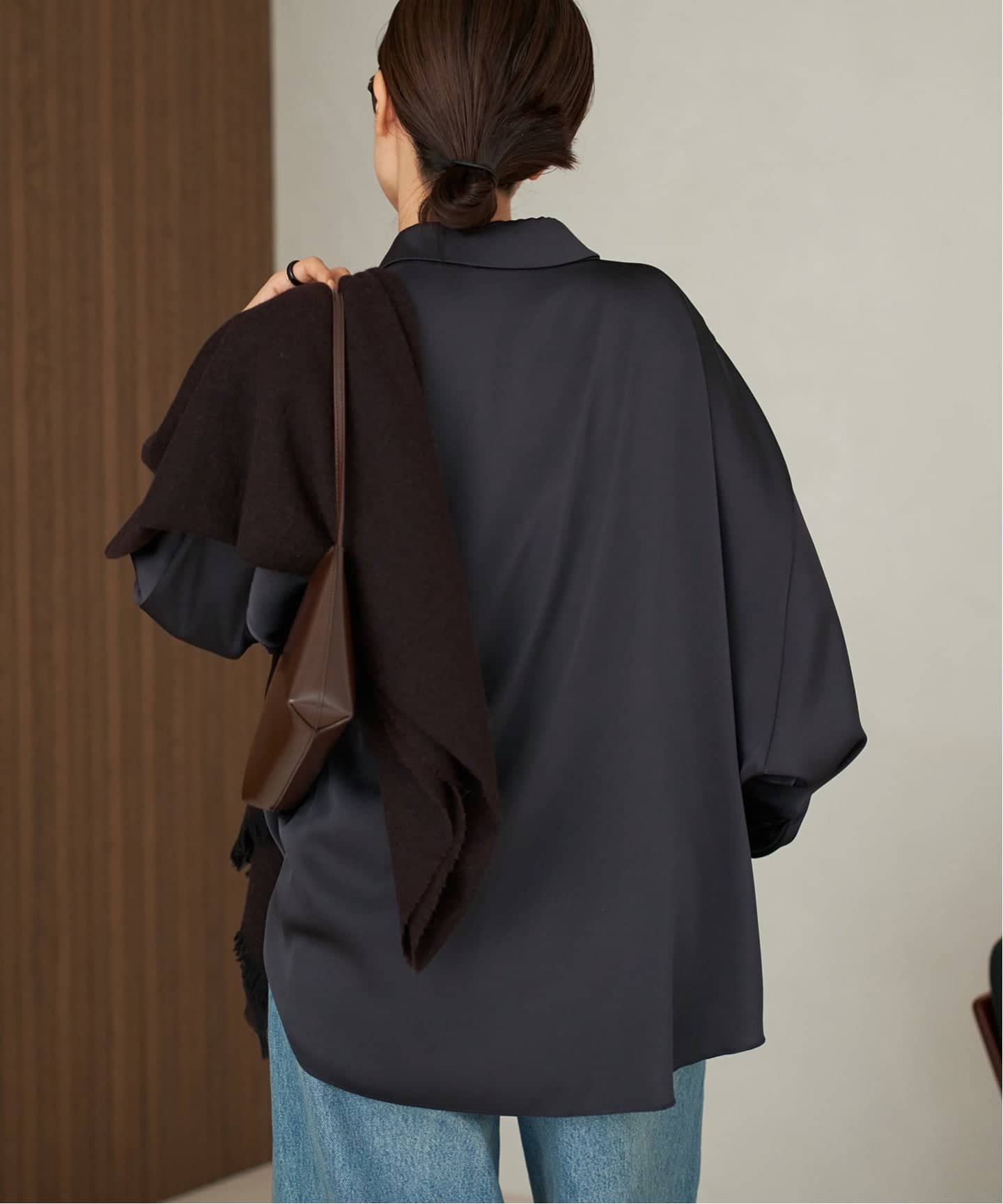 dull satin dolman ブラウス（シャツ／ブラウス）｜Plage