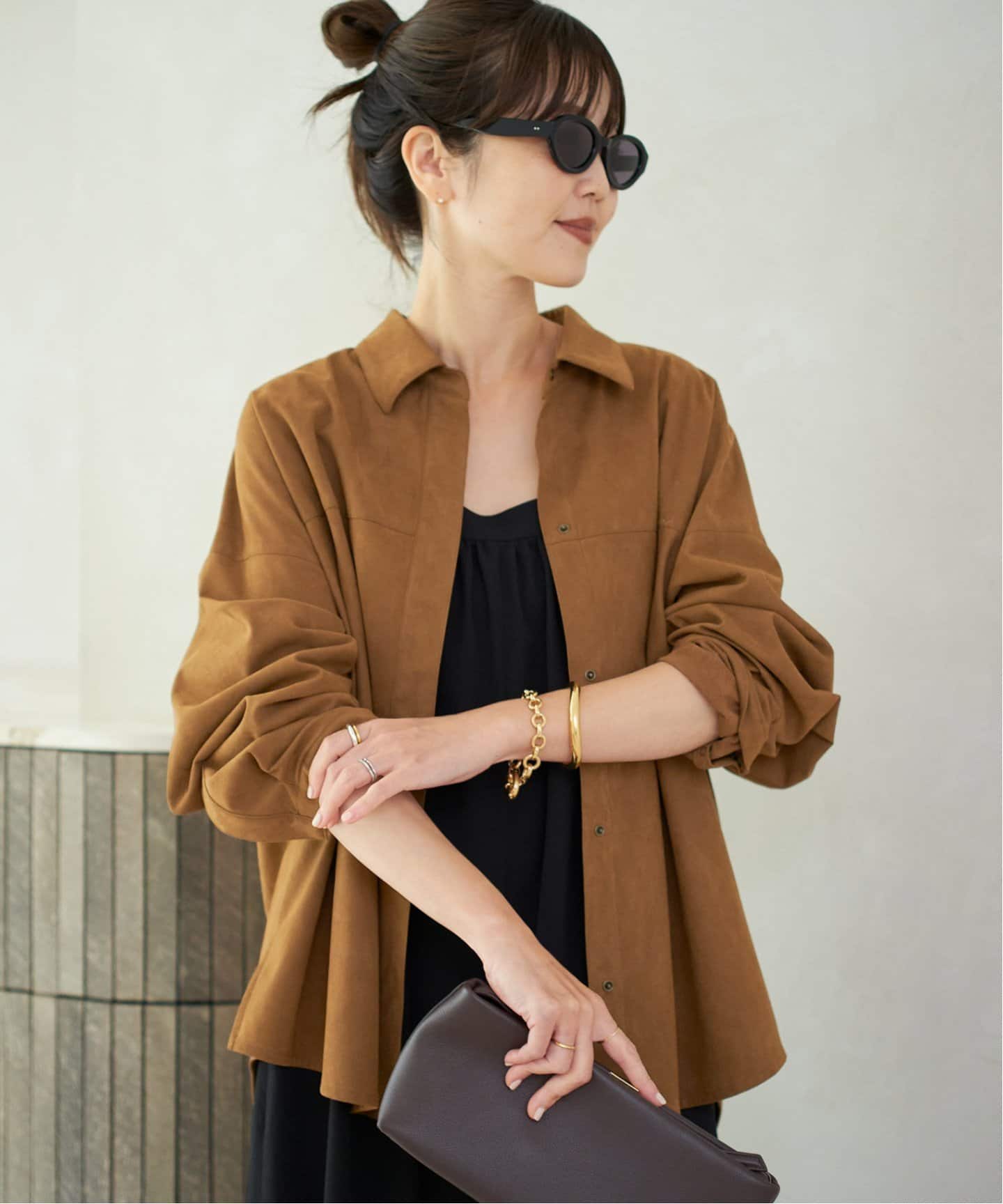 Plage - 【今期新品】 Plage   Military washシャツ  キャメル Plage - plage ミリタリーウォッシュ シャツ キャメルの通販 by