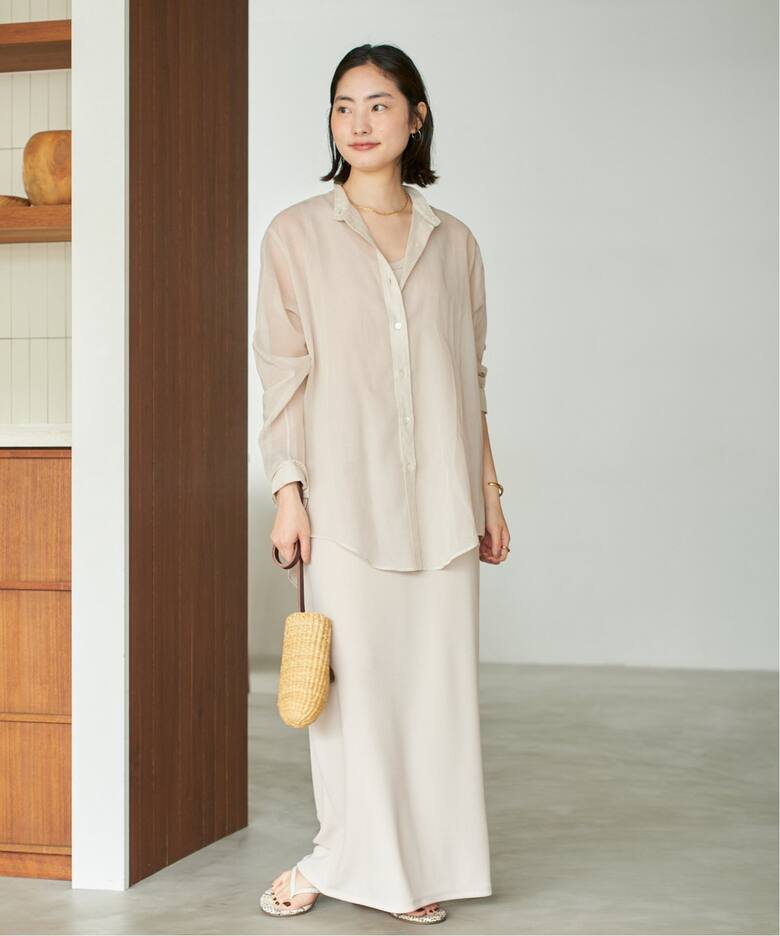 organdy sheer シャツ（シャツ／ブラウス）｜Plage（プラージュ）の 