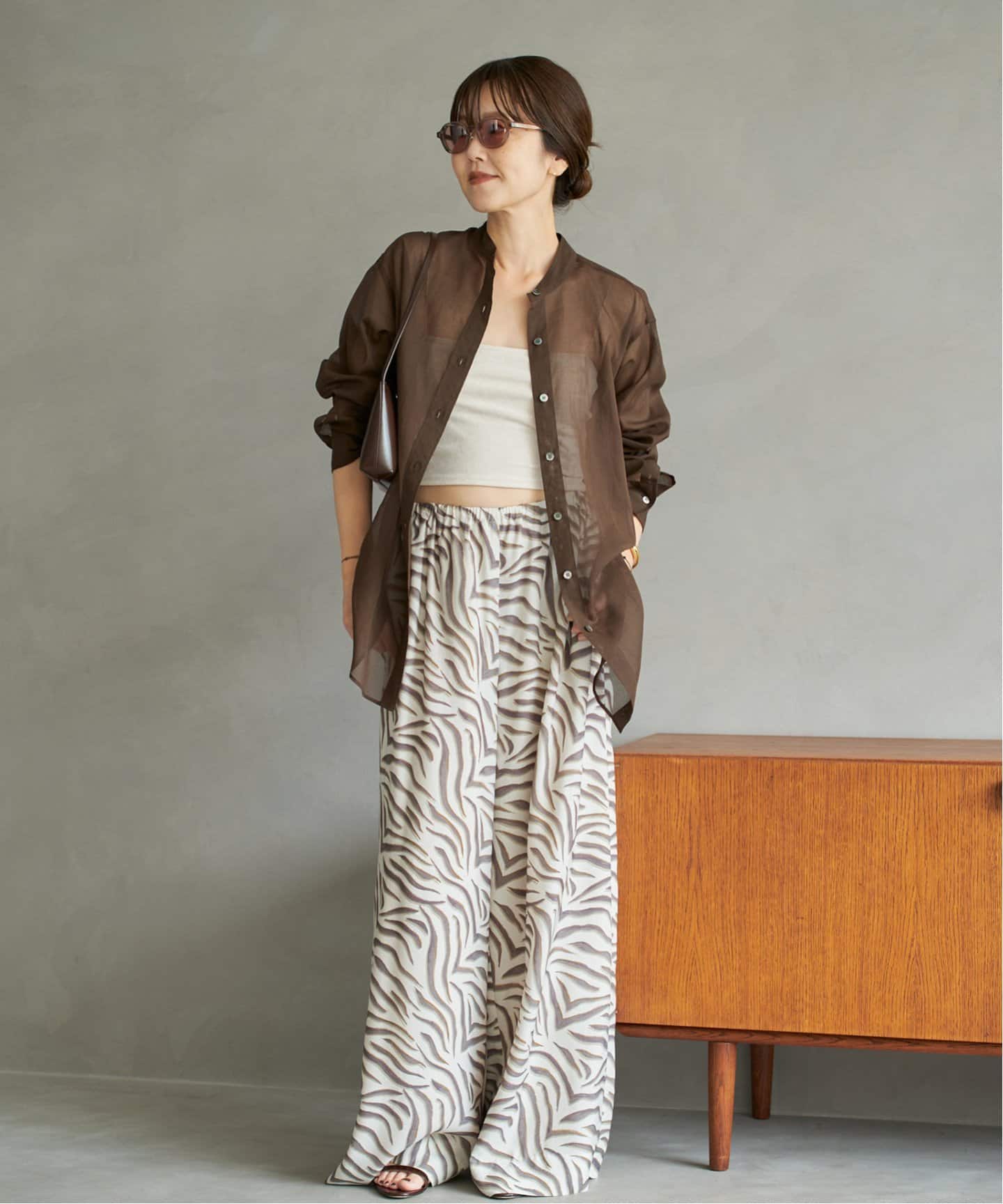 専用　今期　plage オーガンジーシアーシャツ organdy sheer シャツ（シャツ/ブラウス）｜Plage（プラージュ