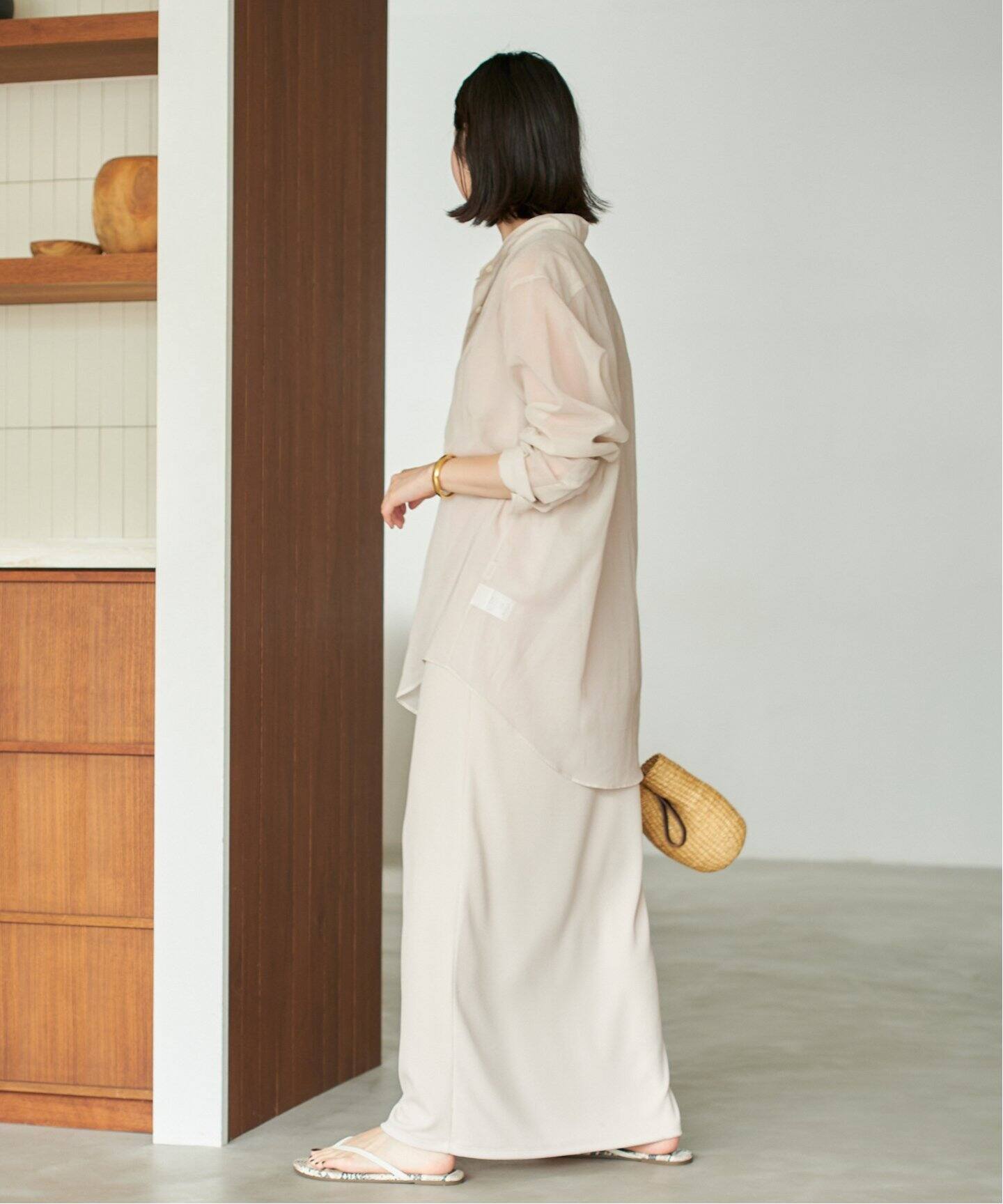 organdy sheer シャツ（シャツ／ブラウス）｜Plage（プラージュ）の