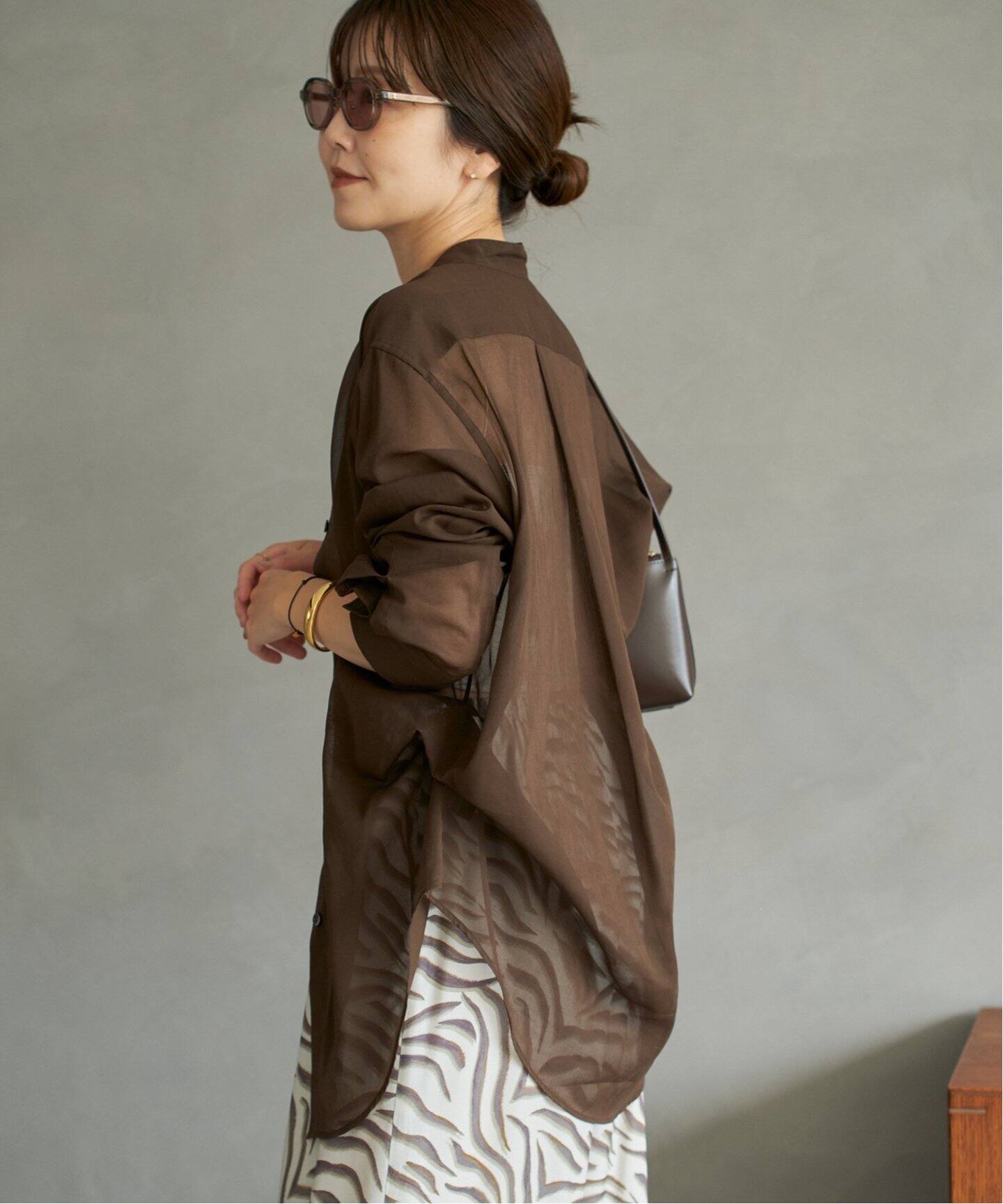 organdy sheer シャツ（シャツ／ブラウス）｜Plage（プラージュ）の 