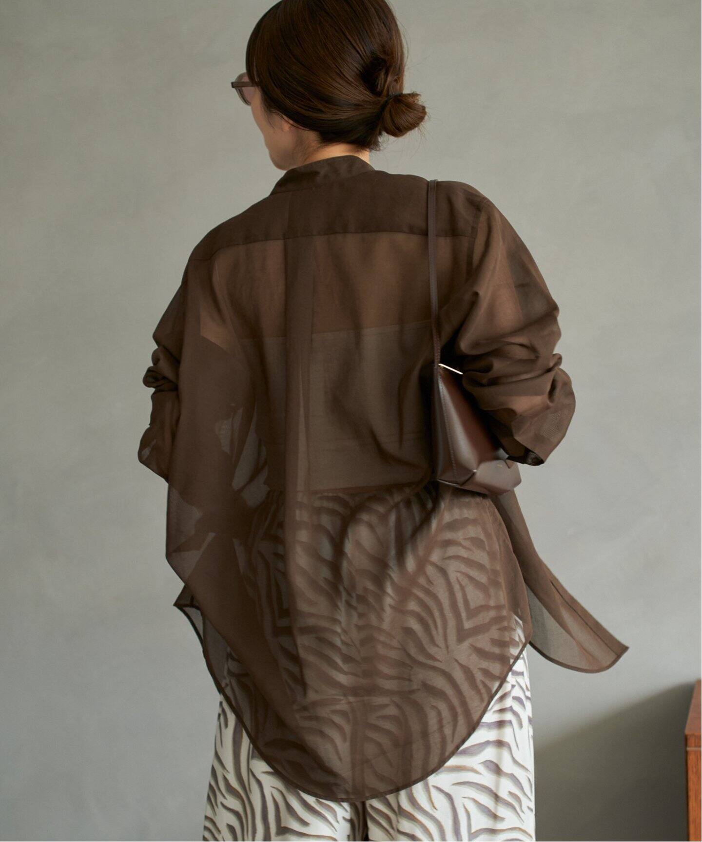 organdy sheer シャツ（シャツ／ブラウス）｜Plage（プラージュ）の
