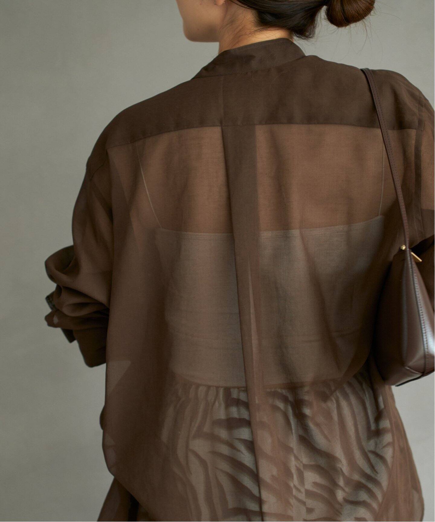 organdy sheer シャツ（シャツ／ブラウス）｜Plage（プラージュ）の 