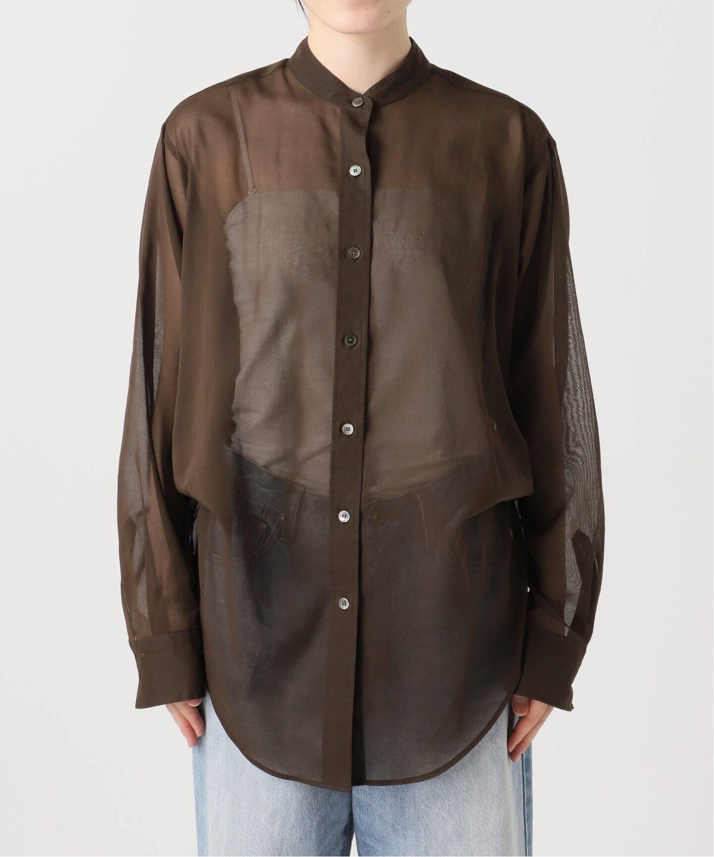 organdy sheer シャツ（シャツ／ブラウス）｜Plage（プラージュ）の 