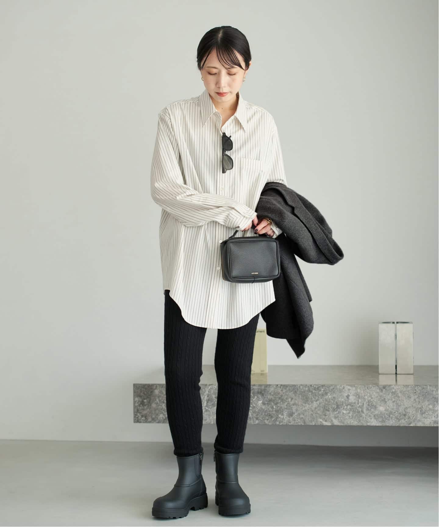 プラージュ　シャツ　ストライプ 予約》nuance stripe シャツ（シャツ／ブラウス）｜Plage