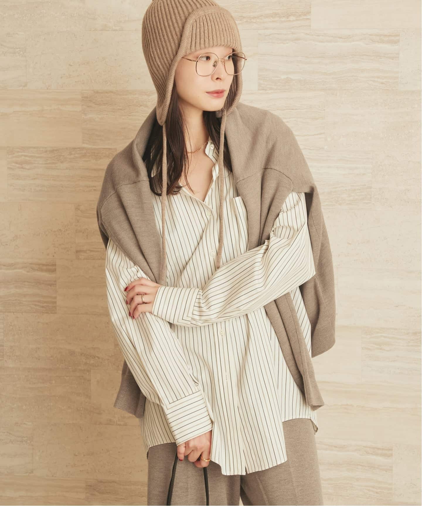 nuance stripe シャツ（シャツ／ブラウス）｜Plage（プラージュ）の